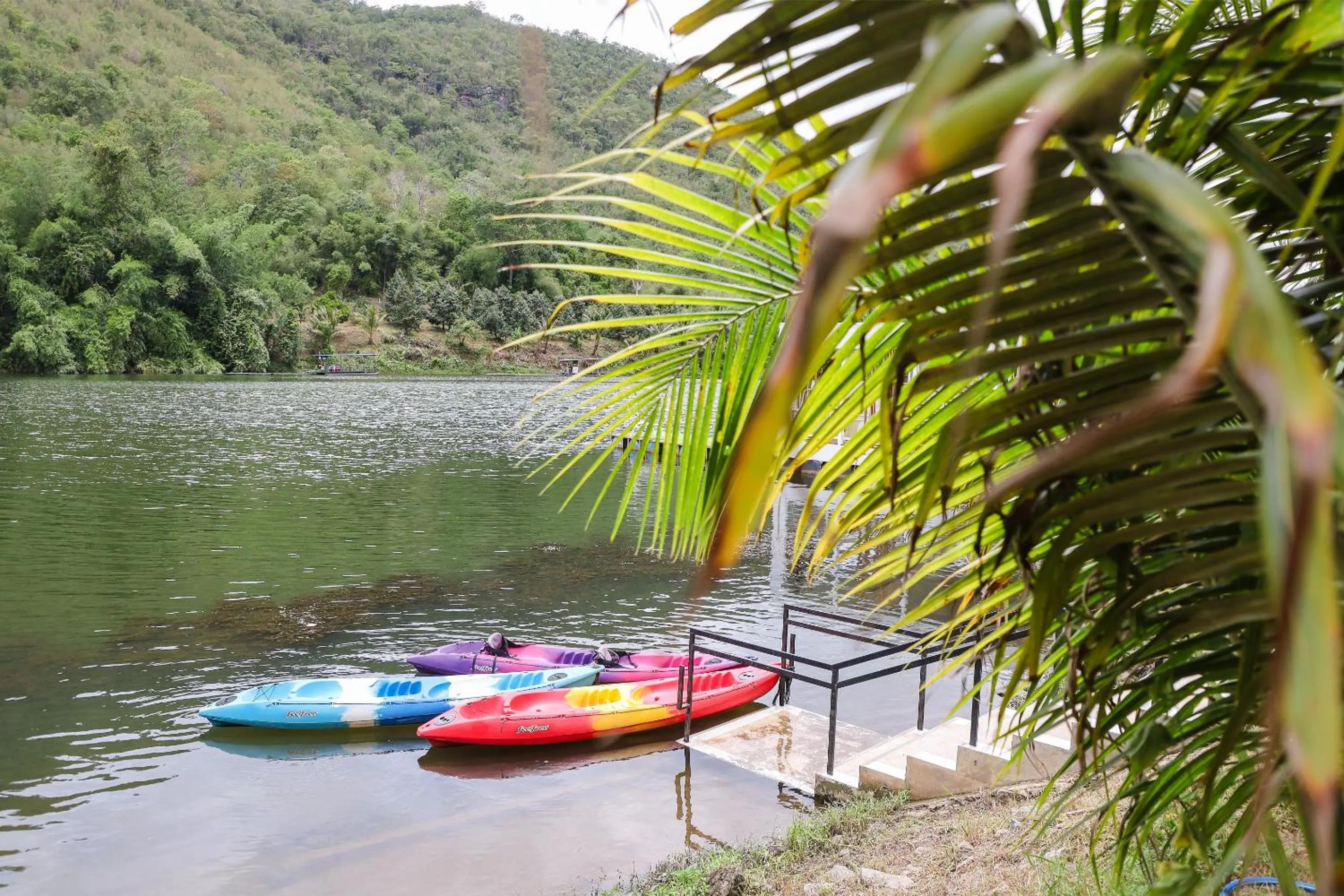 Natural landscape in Tiger House River Kwai