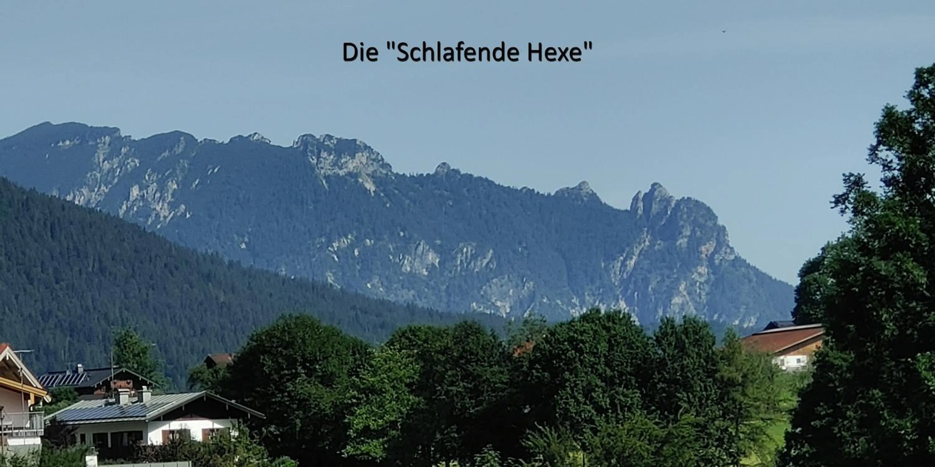 Mountain view in Ferienwohnungen Andrea