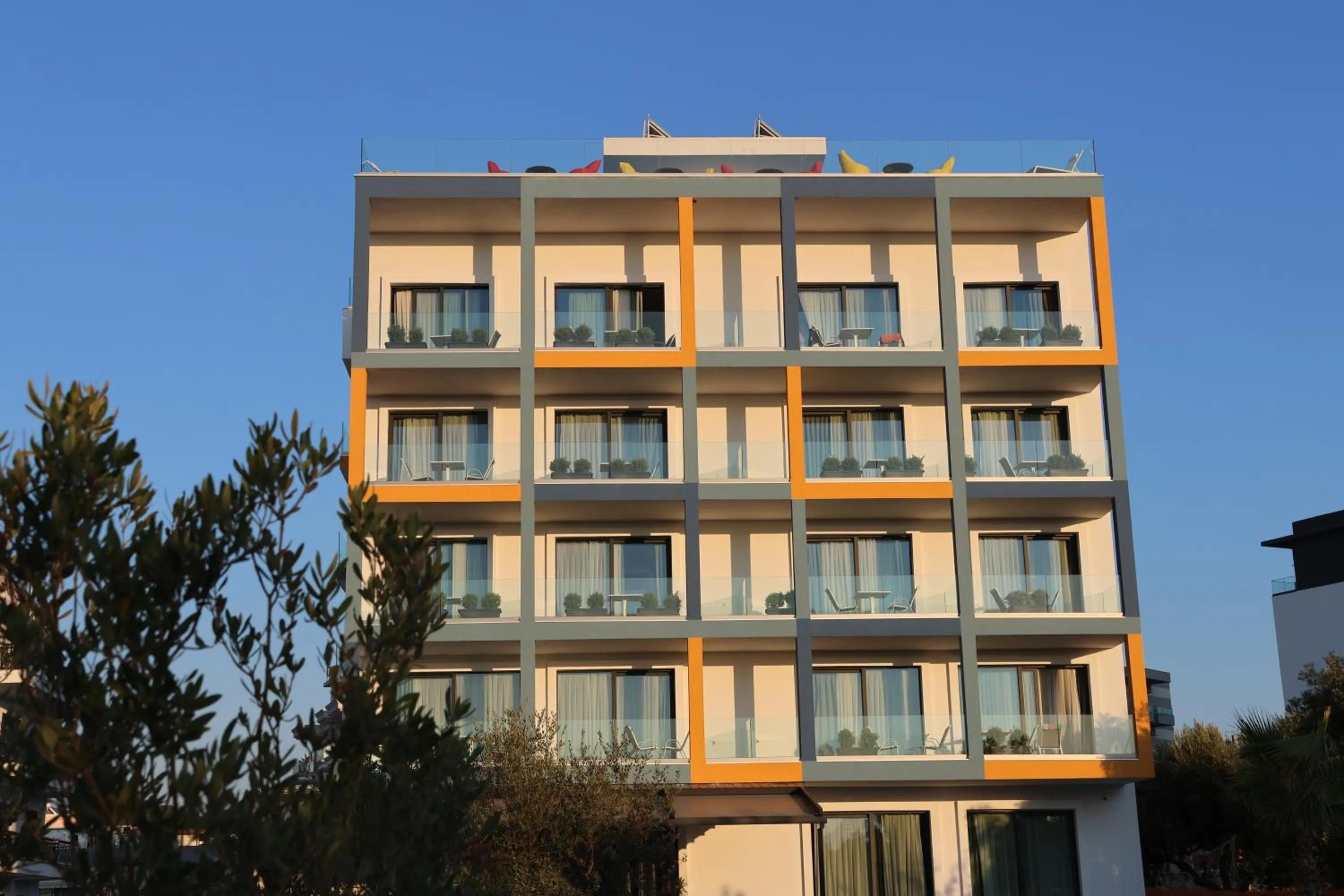 Property building in Hotel Porta Ksamil