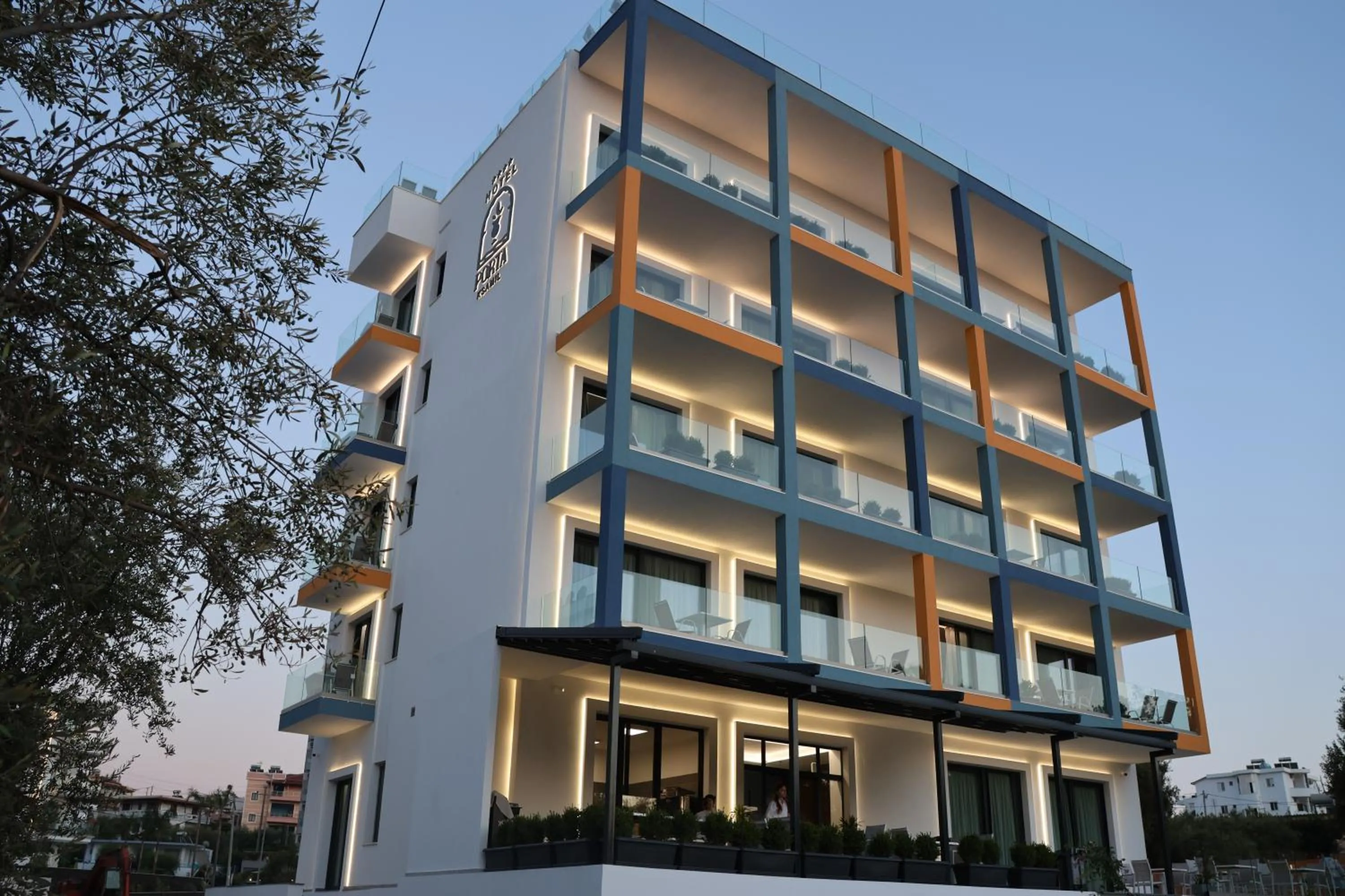 Property building in Hotel Porta Ksamil