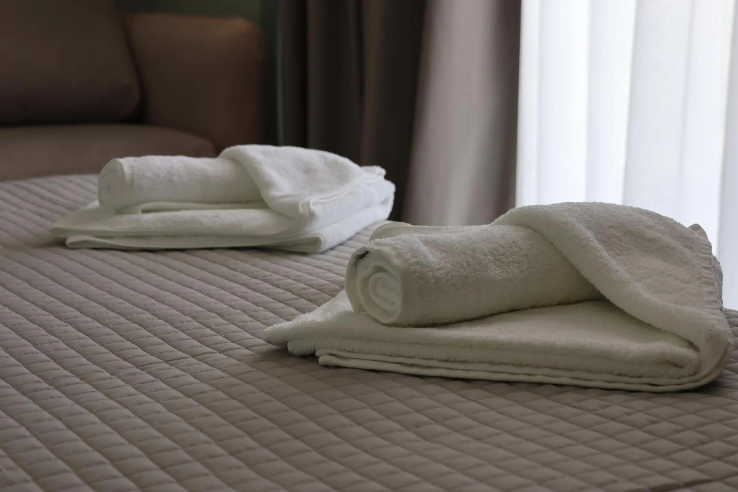 Bed in Hotel Porta Ksamil