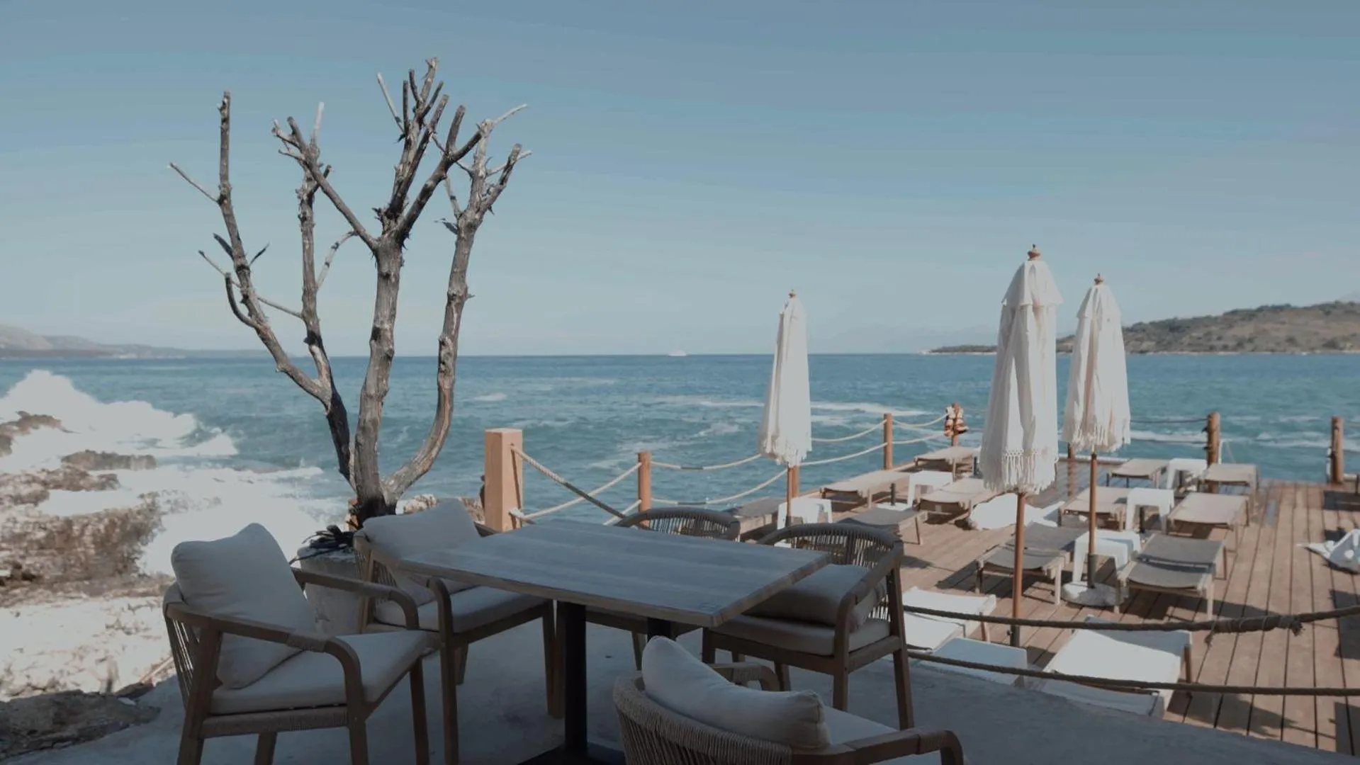 Dining area in Hotel Porta Ksamil