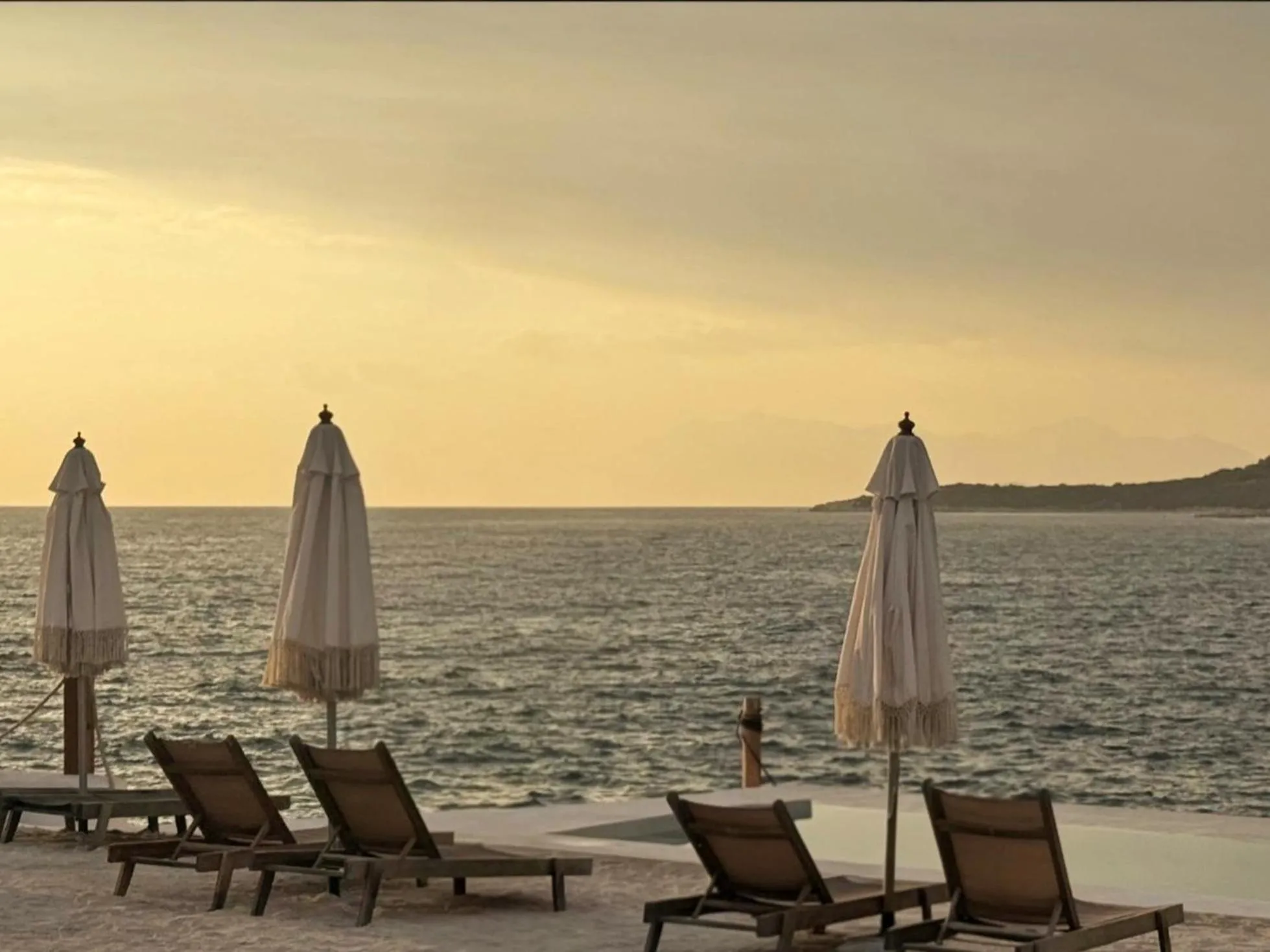 Swimming pool in Hotel Porta Ksamil