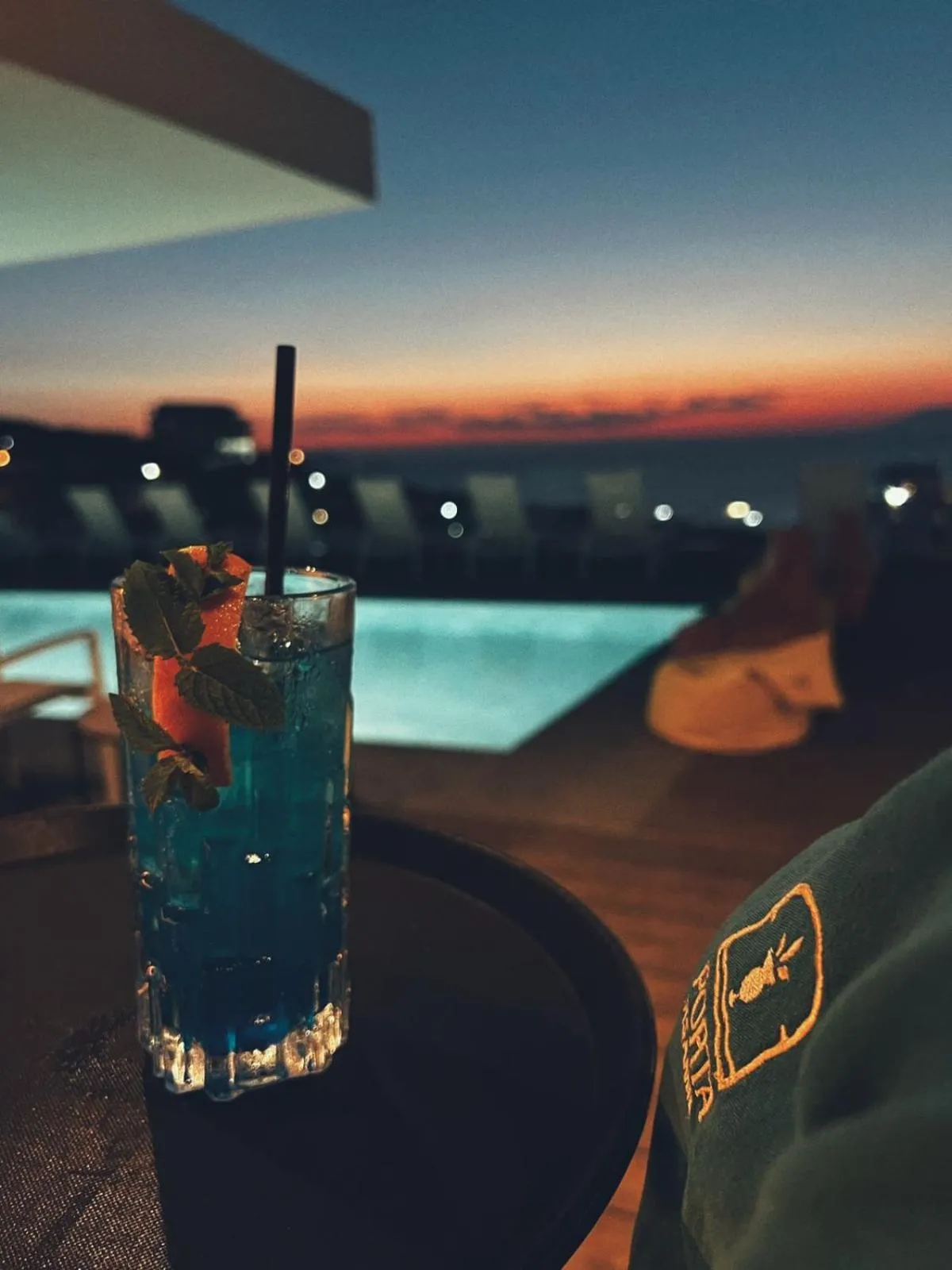 Patio in Hotel Porta Ksamil