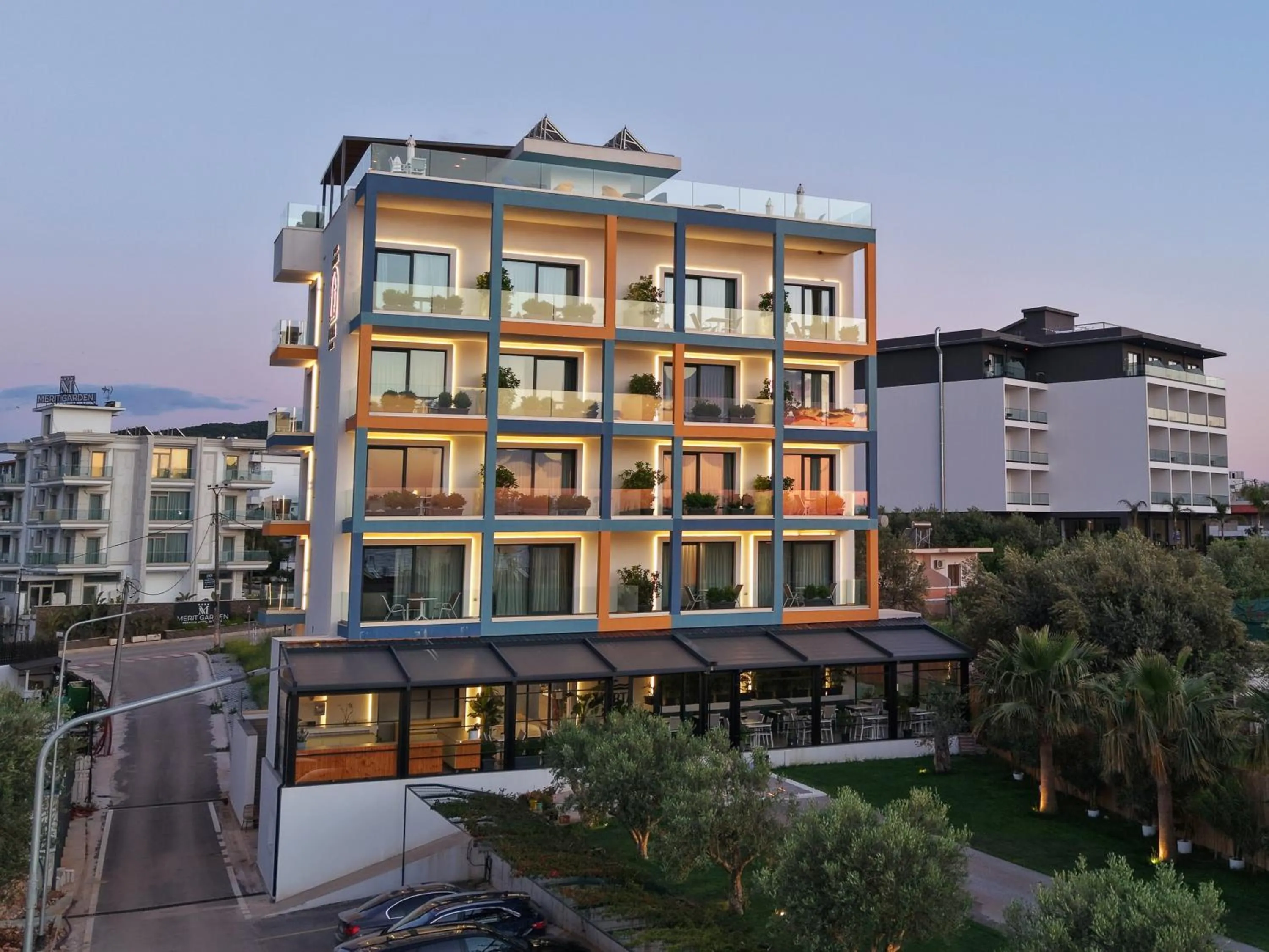 Property building in Hotel Porta Ksamil