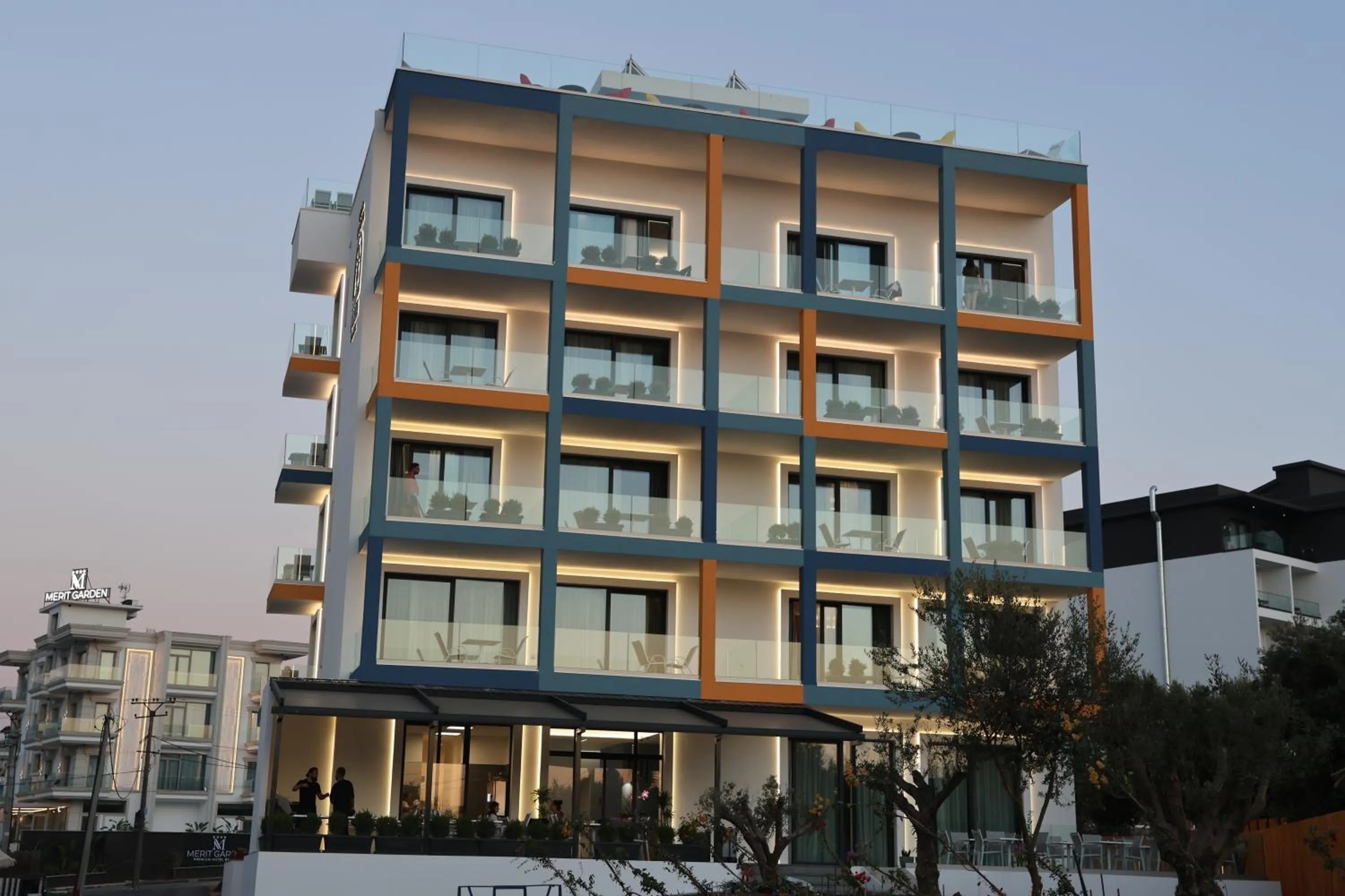 Property building in Hotel Porta Ksamil
