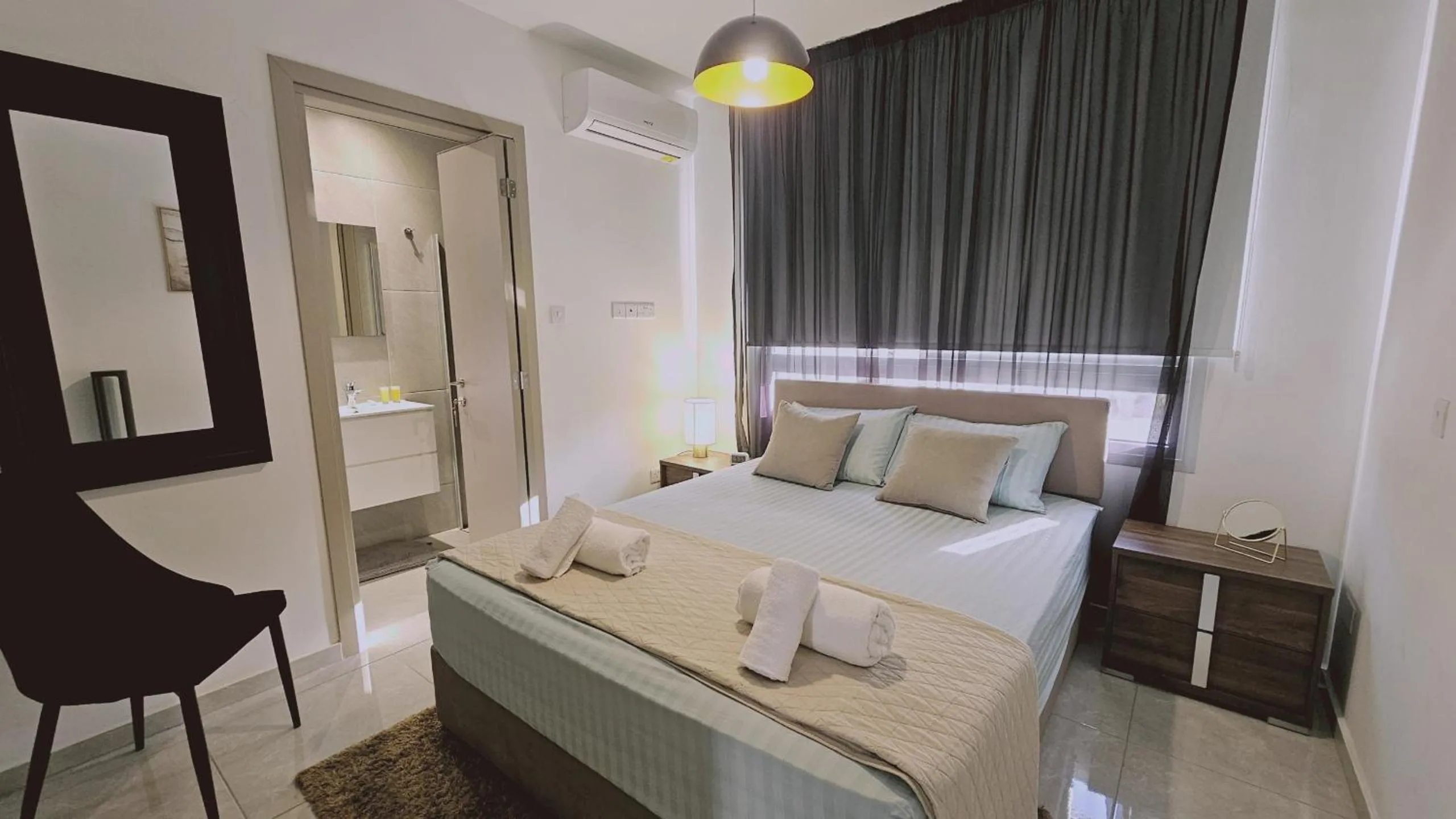 Bed in STAY Digital Den Apartment