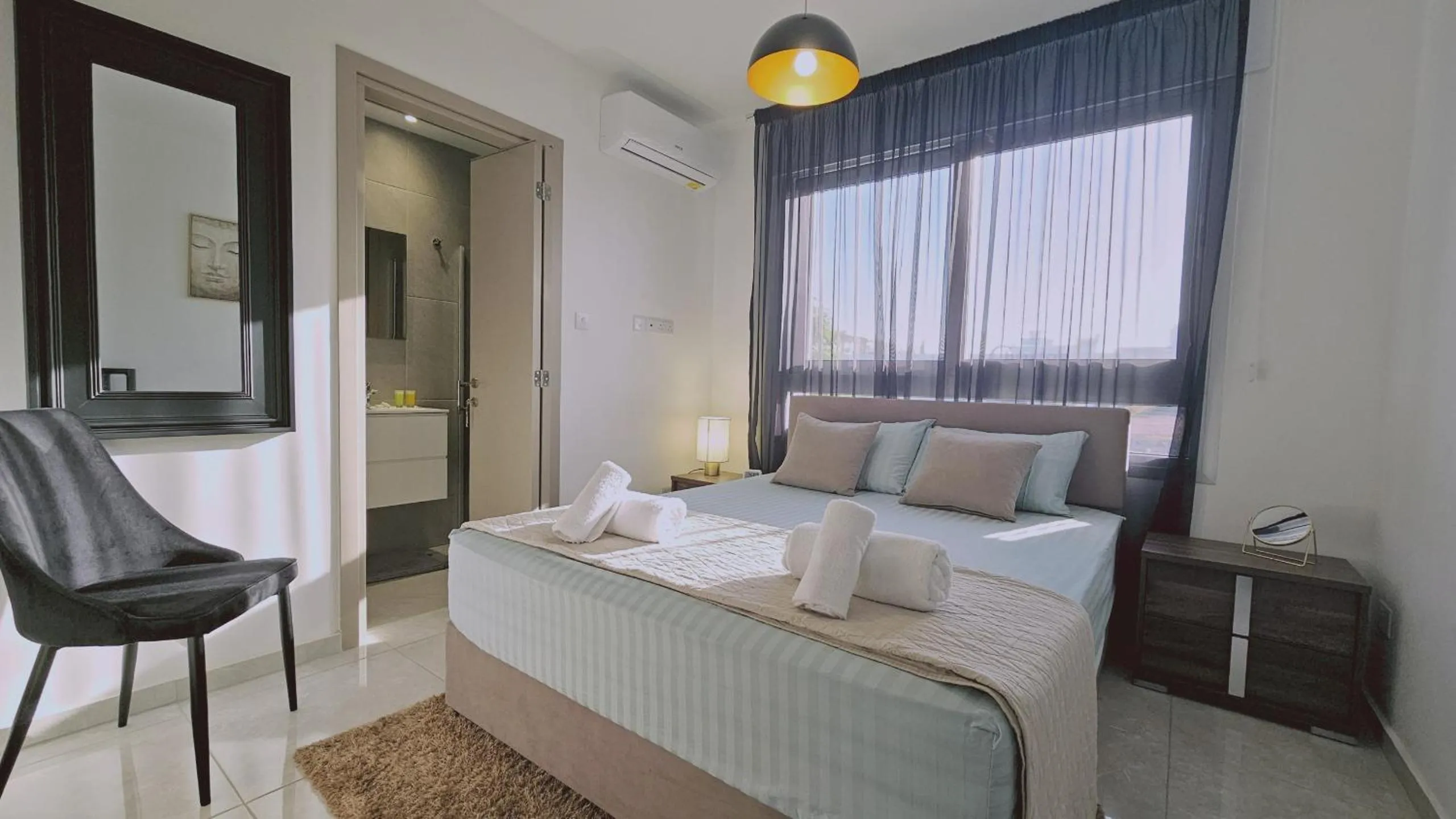 Bed in STAY Digital Den Apartment