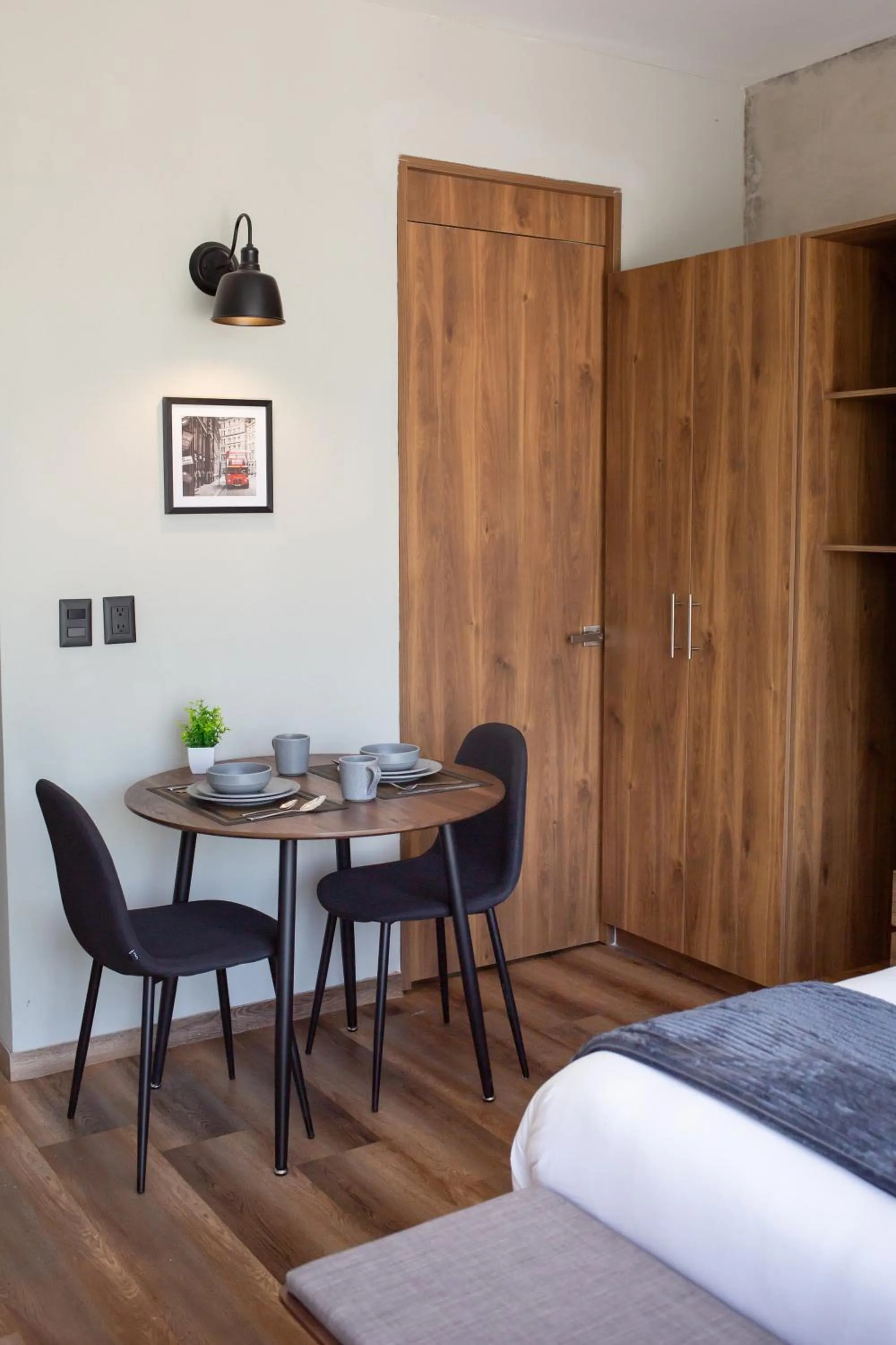 Bed in Suites del Carmen Consulado