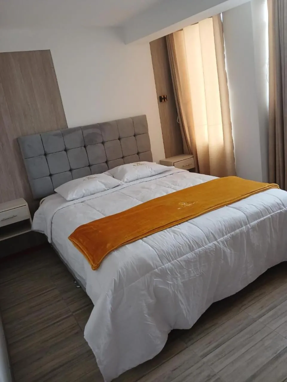 Bed in Hotel El Virrey Suite