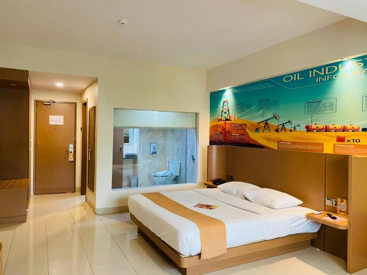 Bedroom, Bed in MAXONE Dumai