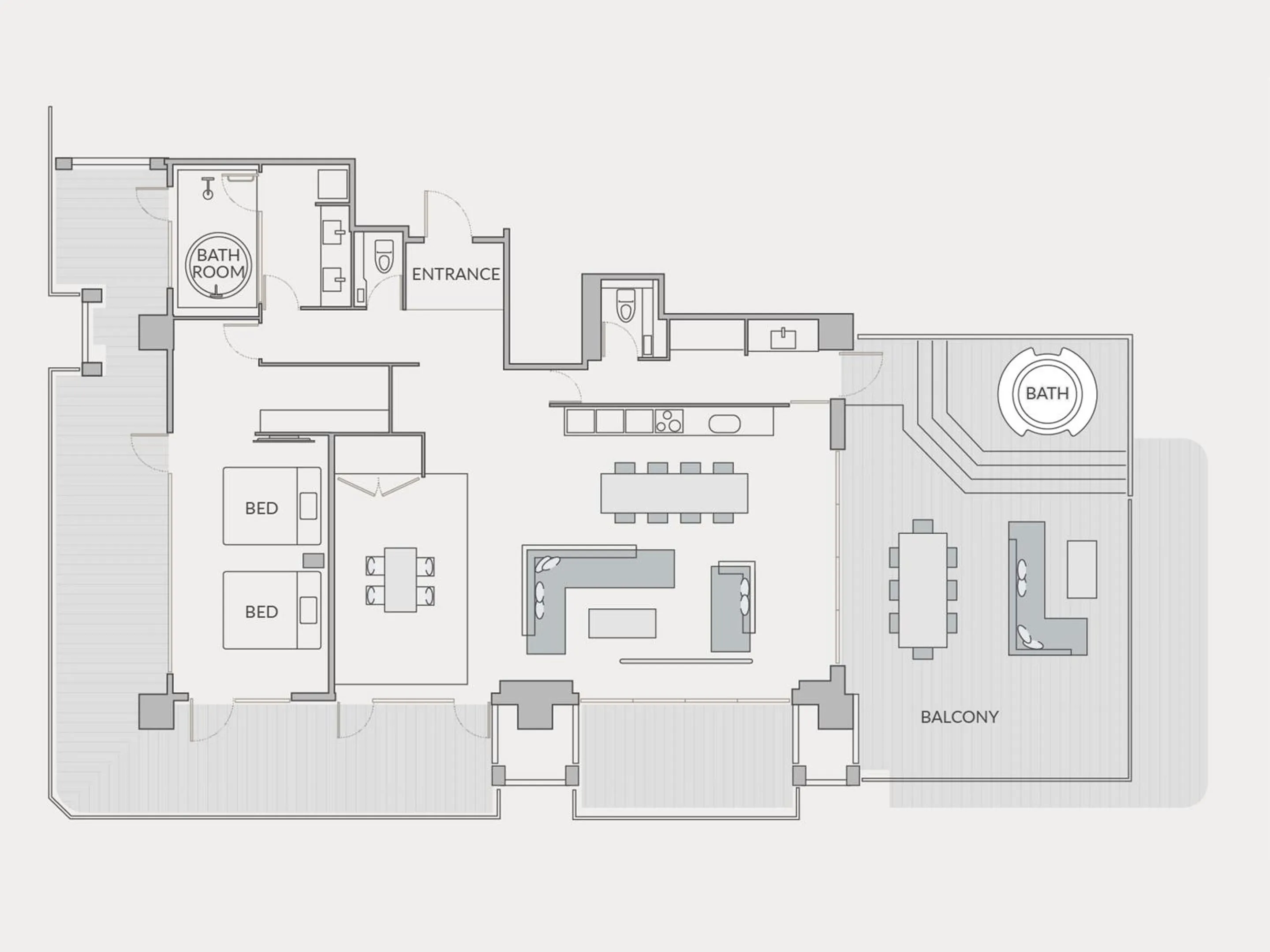 Floor plan in seven x seven ISHIGAKI