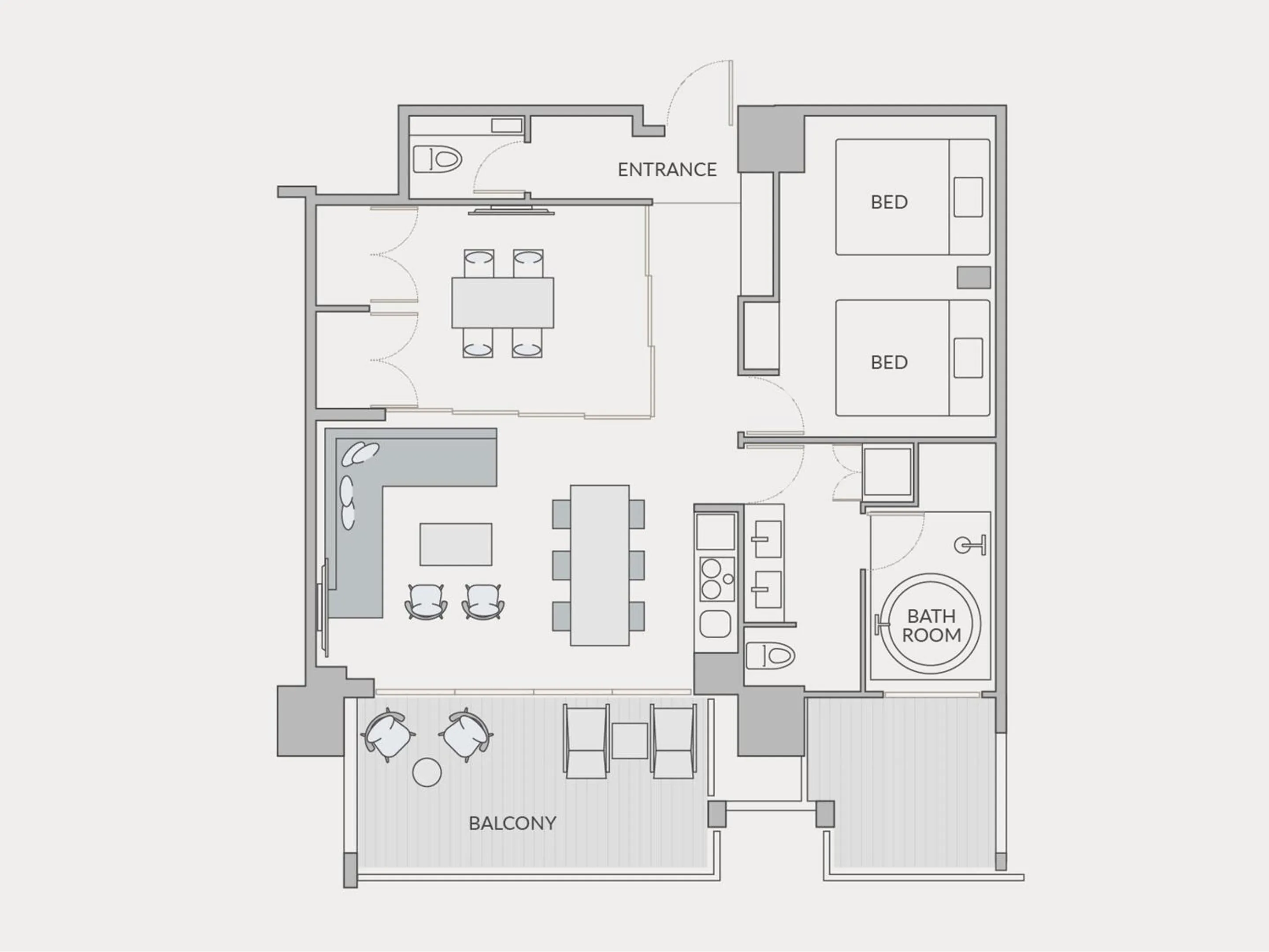 Floor plan in seven x seven ISHIGAKI