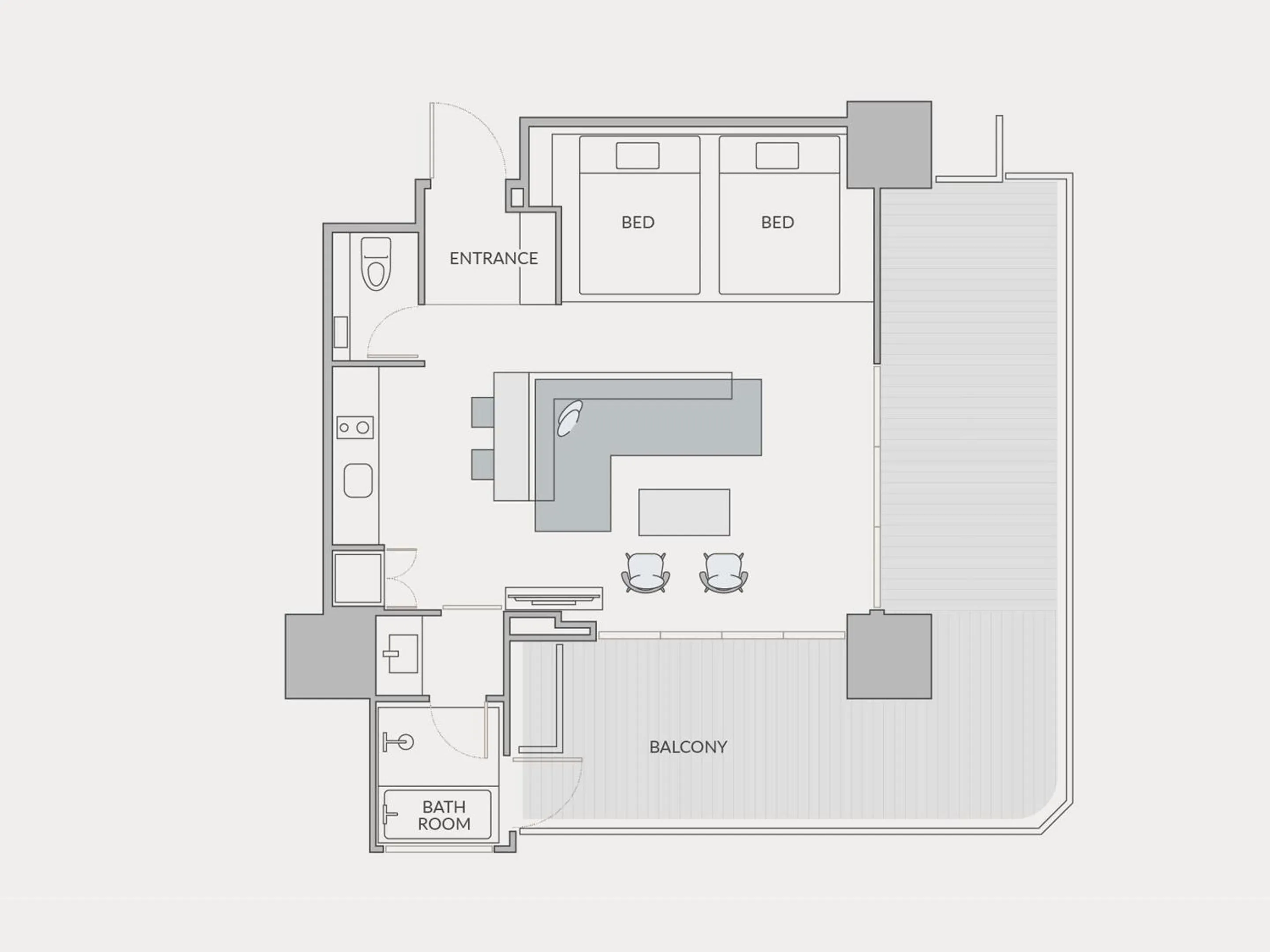 Floor plan in seven x seven ISHIGAKI