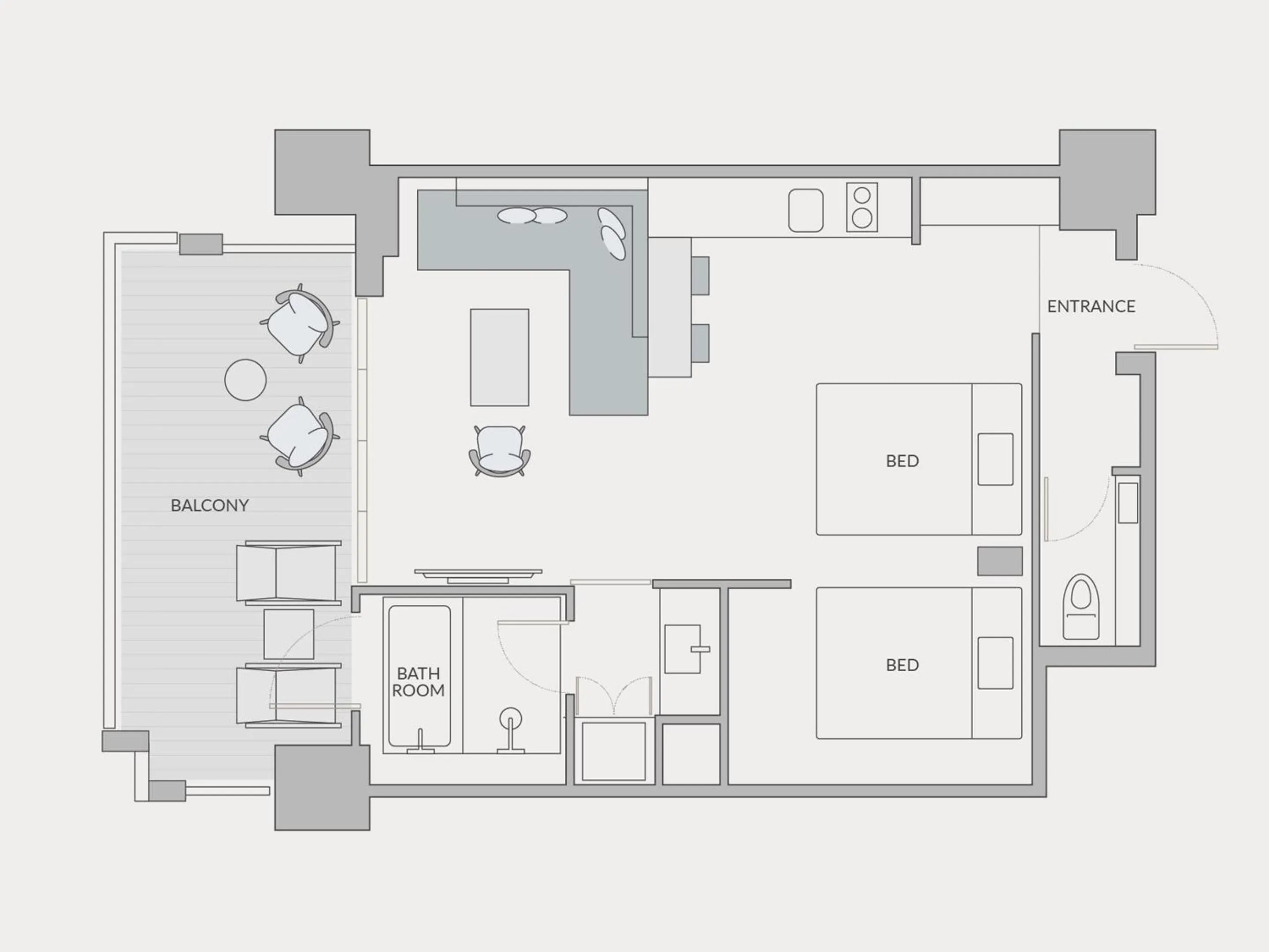 Floor plan in seven x seven ISHIGAKI