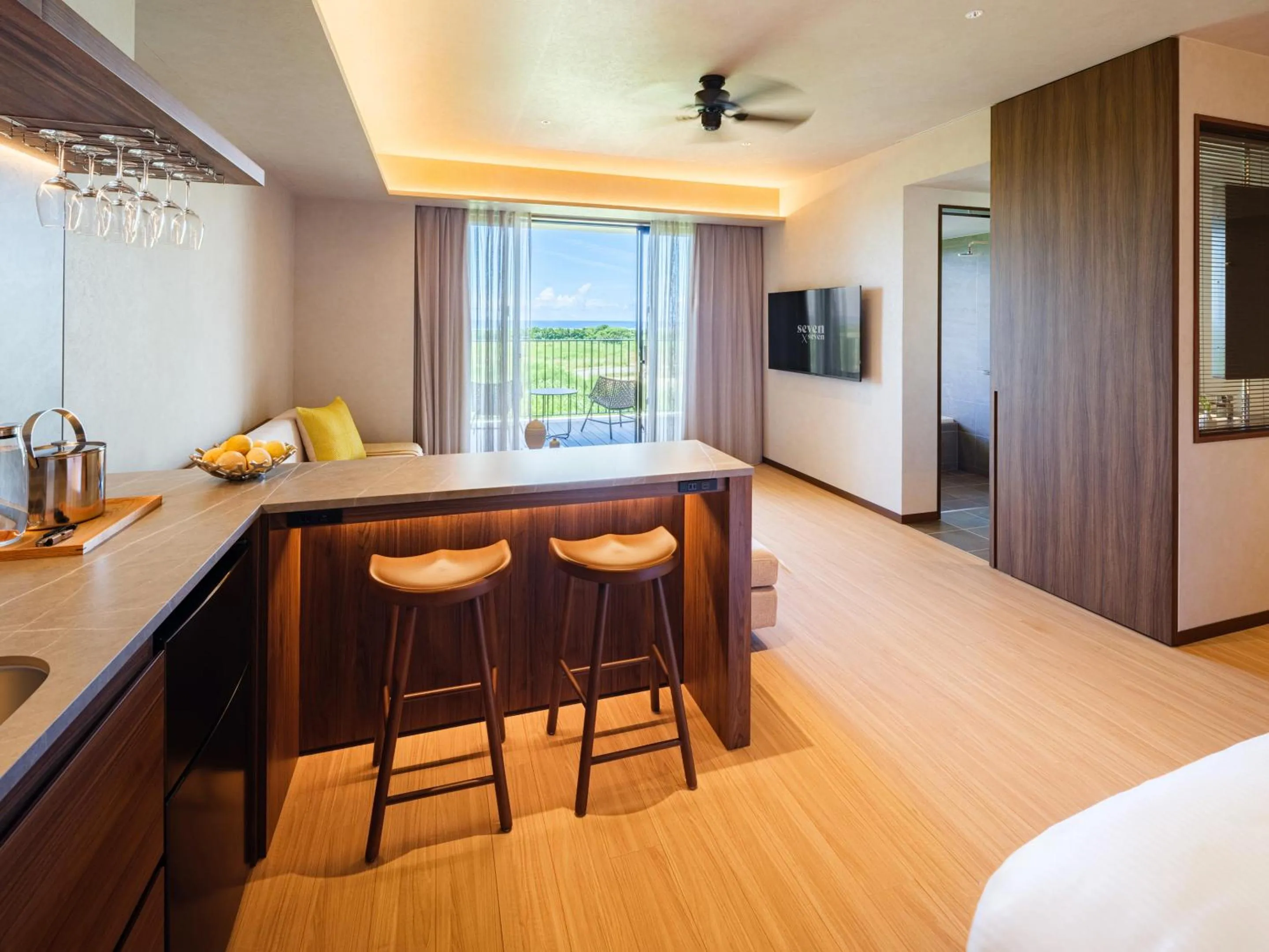 Photo of the whole room, Bed in seven x seven ISHIGAKI