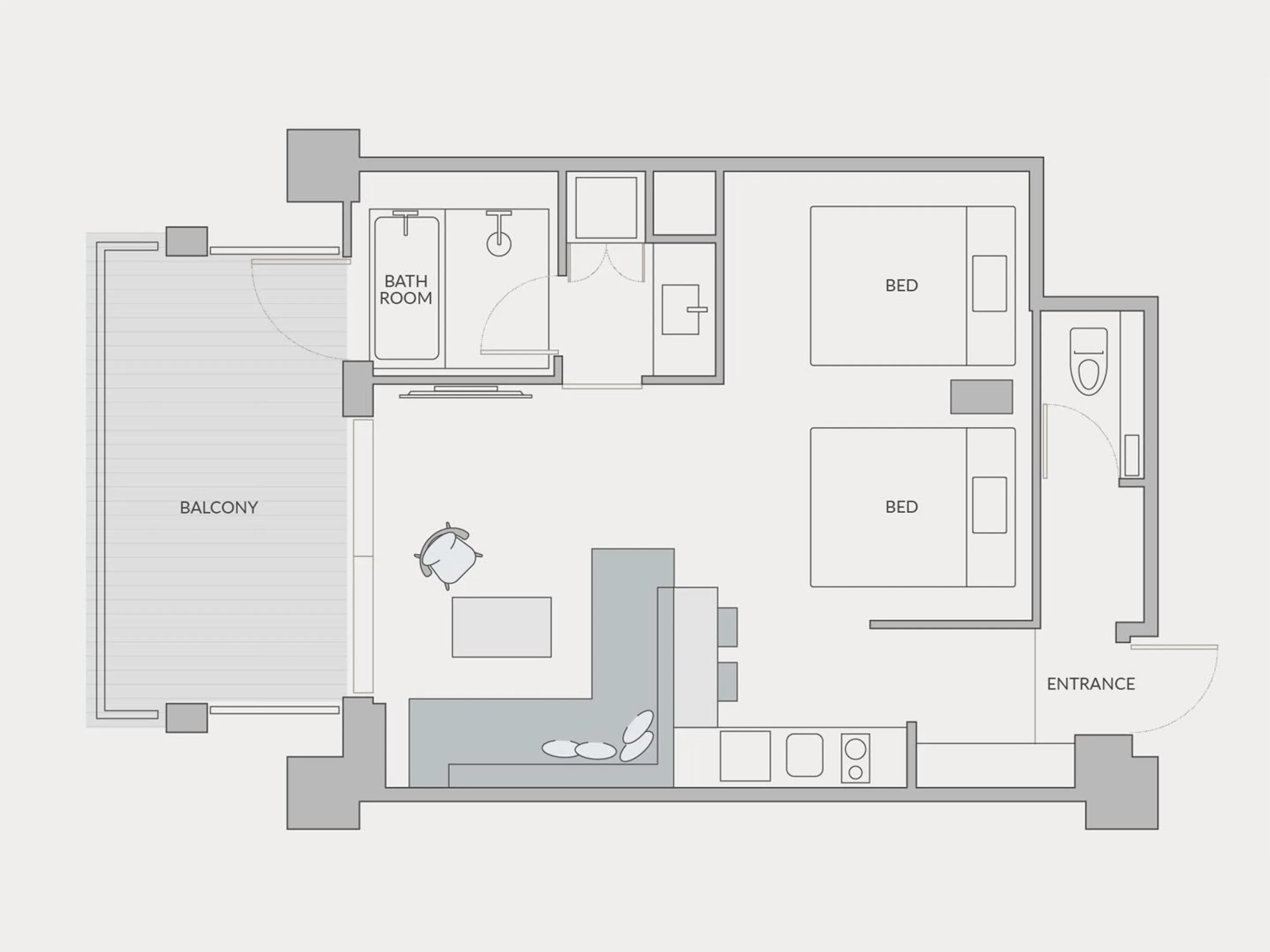 Floor plan in seven x seven ISHIGAKI
