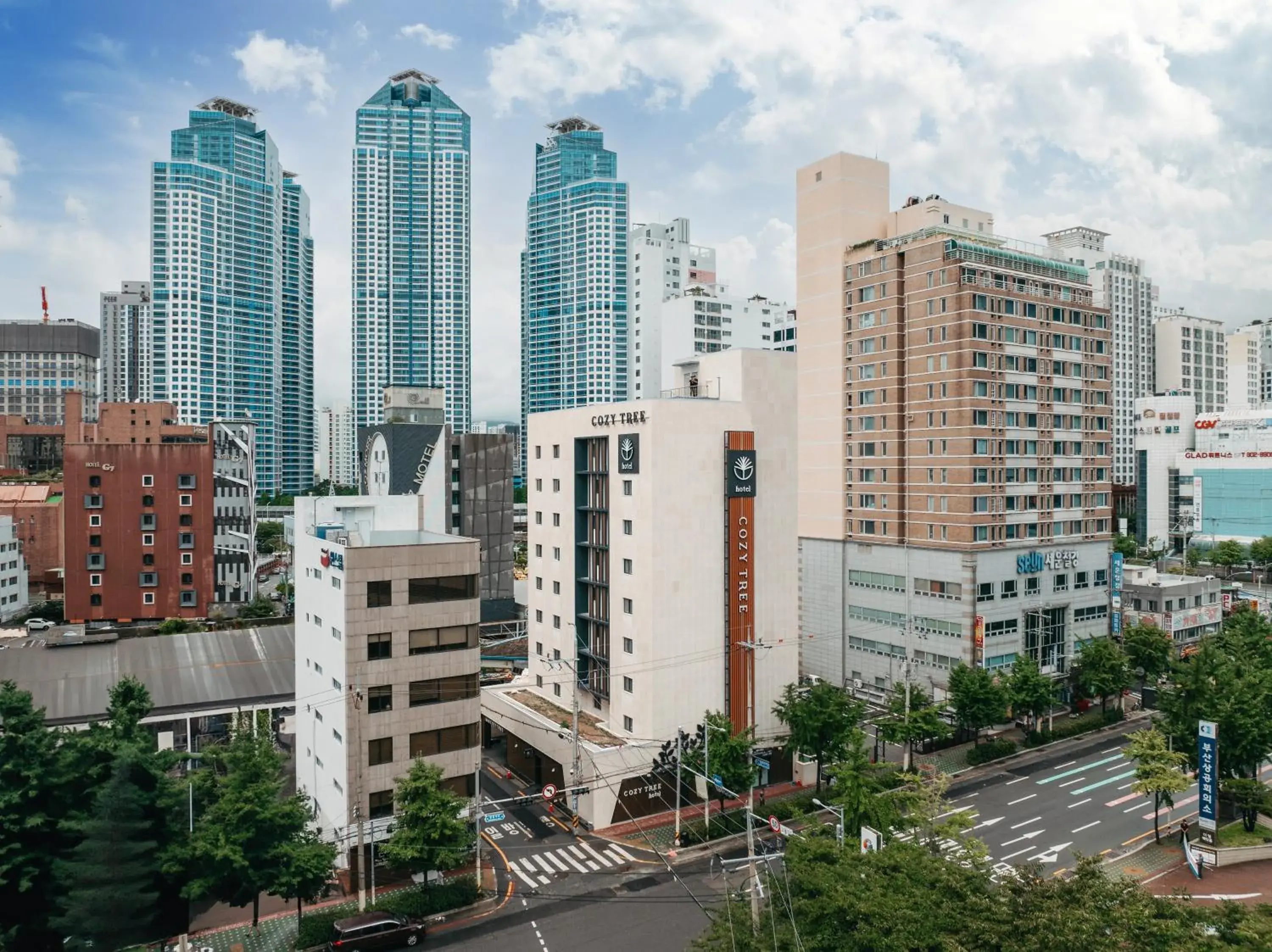 Property building in Cozy Tree Hotel Seomyeon Property building in Cozy Tree Hotel Seomyeon