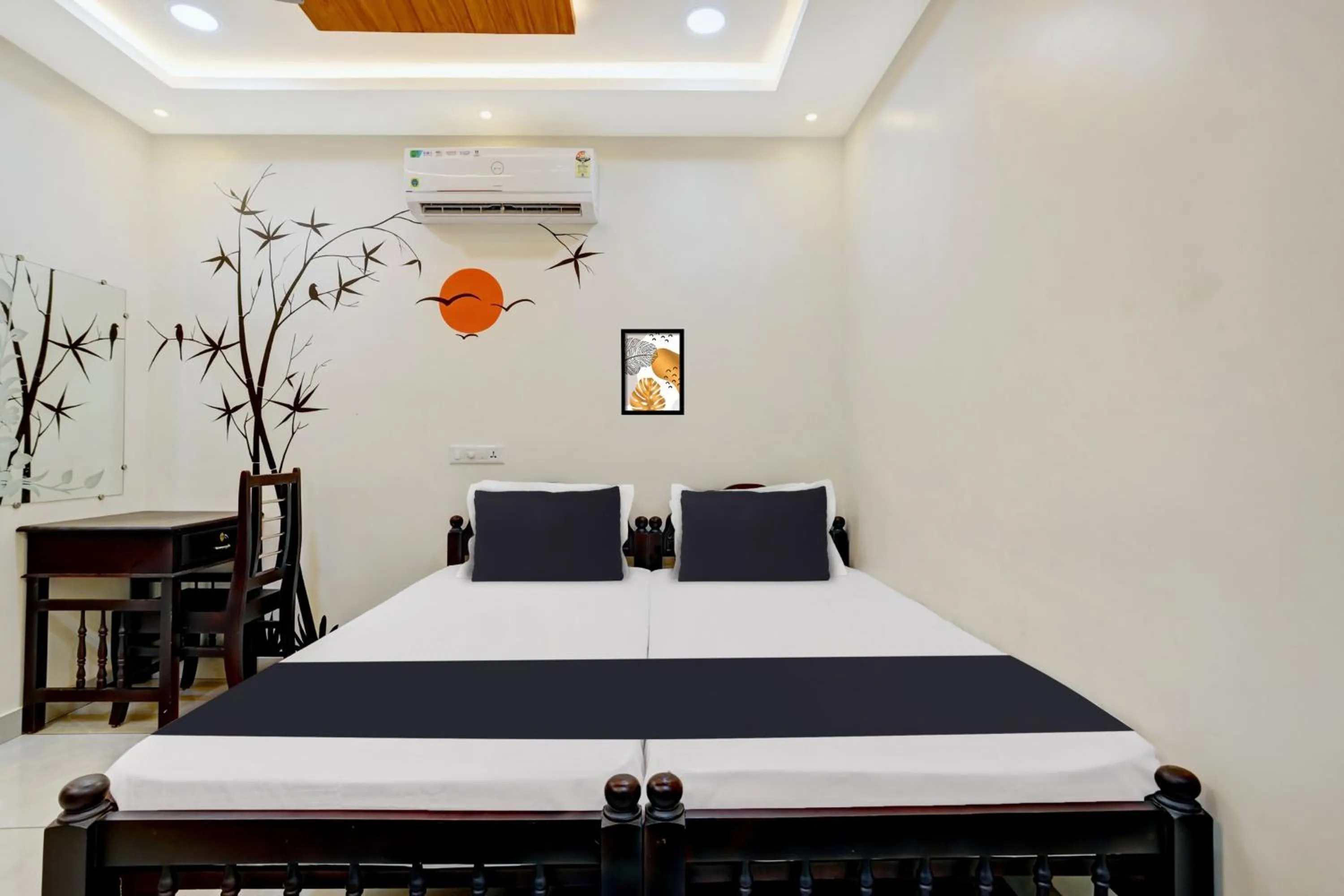 Bedroom, Bed in Hotel O PULARI BACKWATER & ROOMS