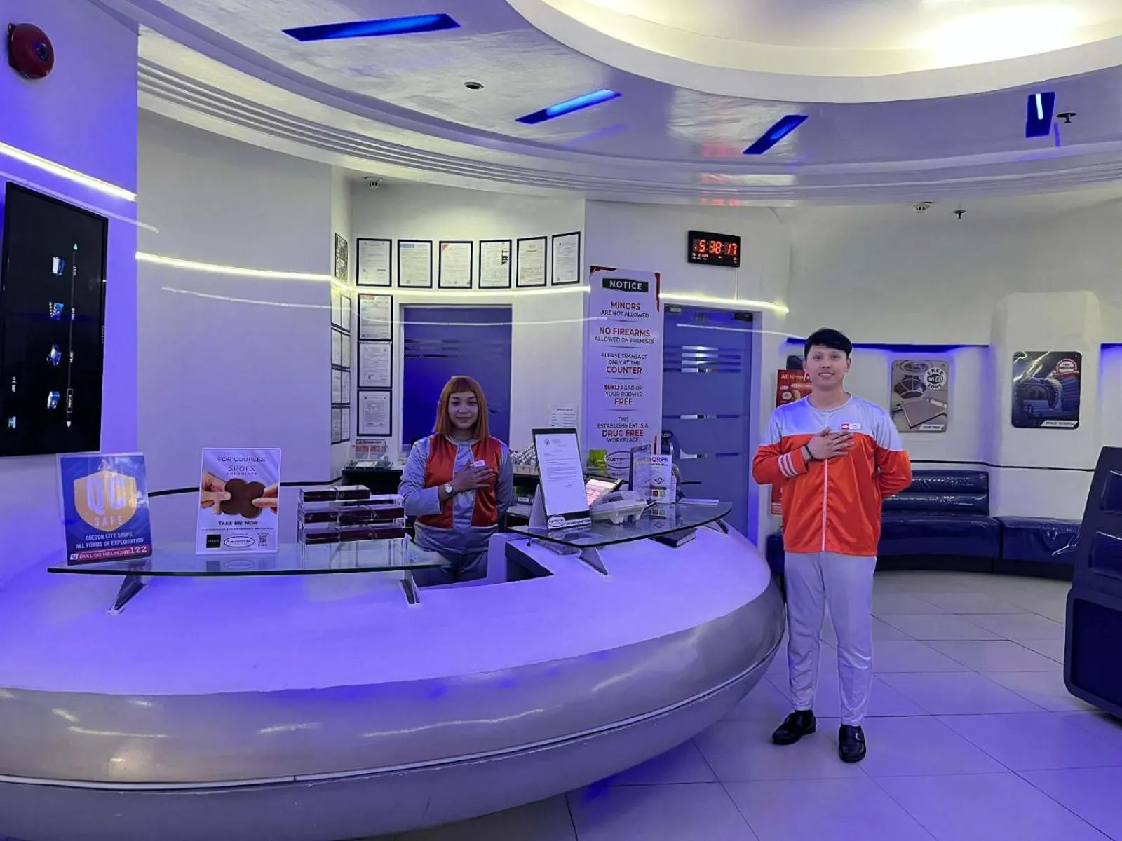 Lobby or reception in Astrotel Cubao