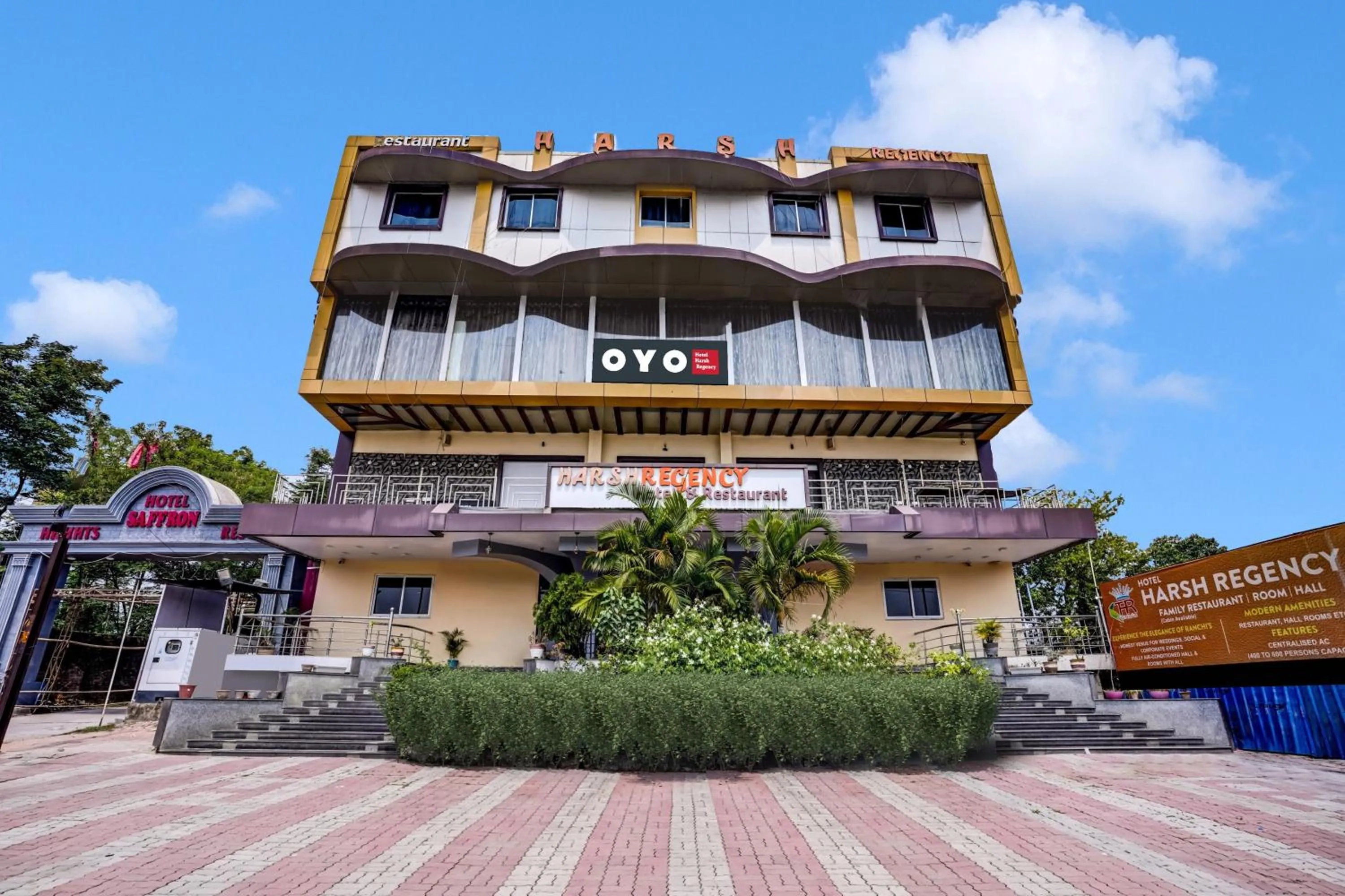 Facade/entrance in Hotel O Harsh Regency