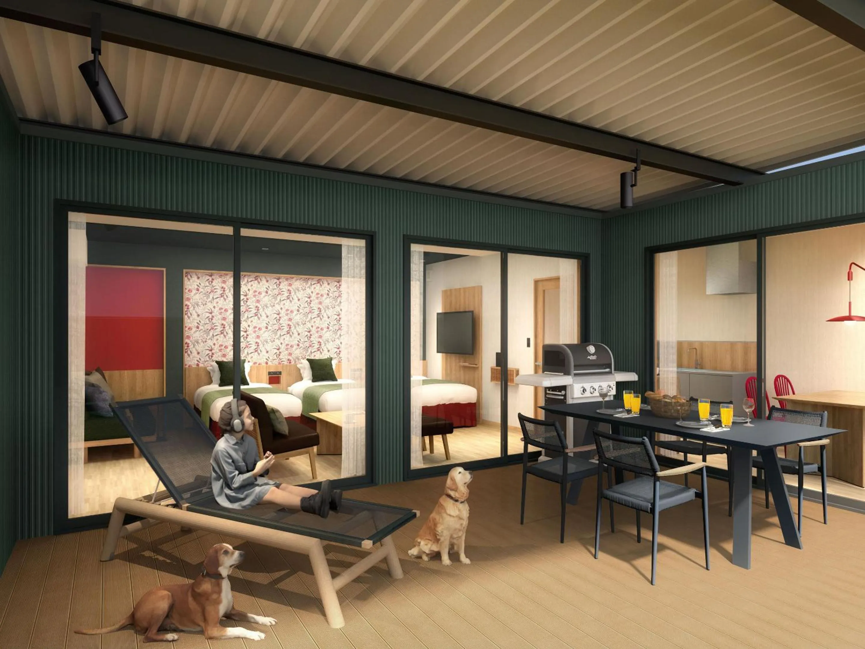 Photo of the whole room in Nanki Shirahama Wan Wan Paradise Hotel