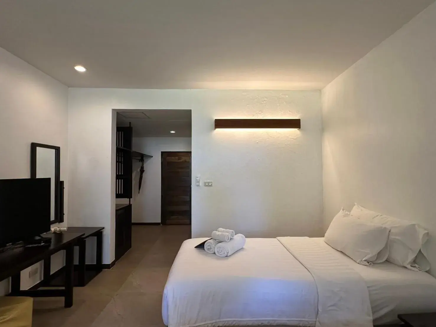 Bed in Chumphon Cabana Resort Bed in Chumphon Cabana Resort