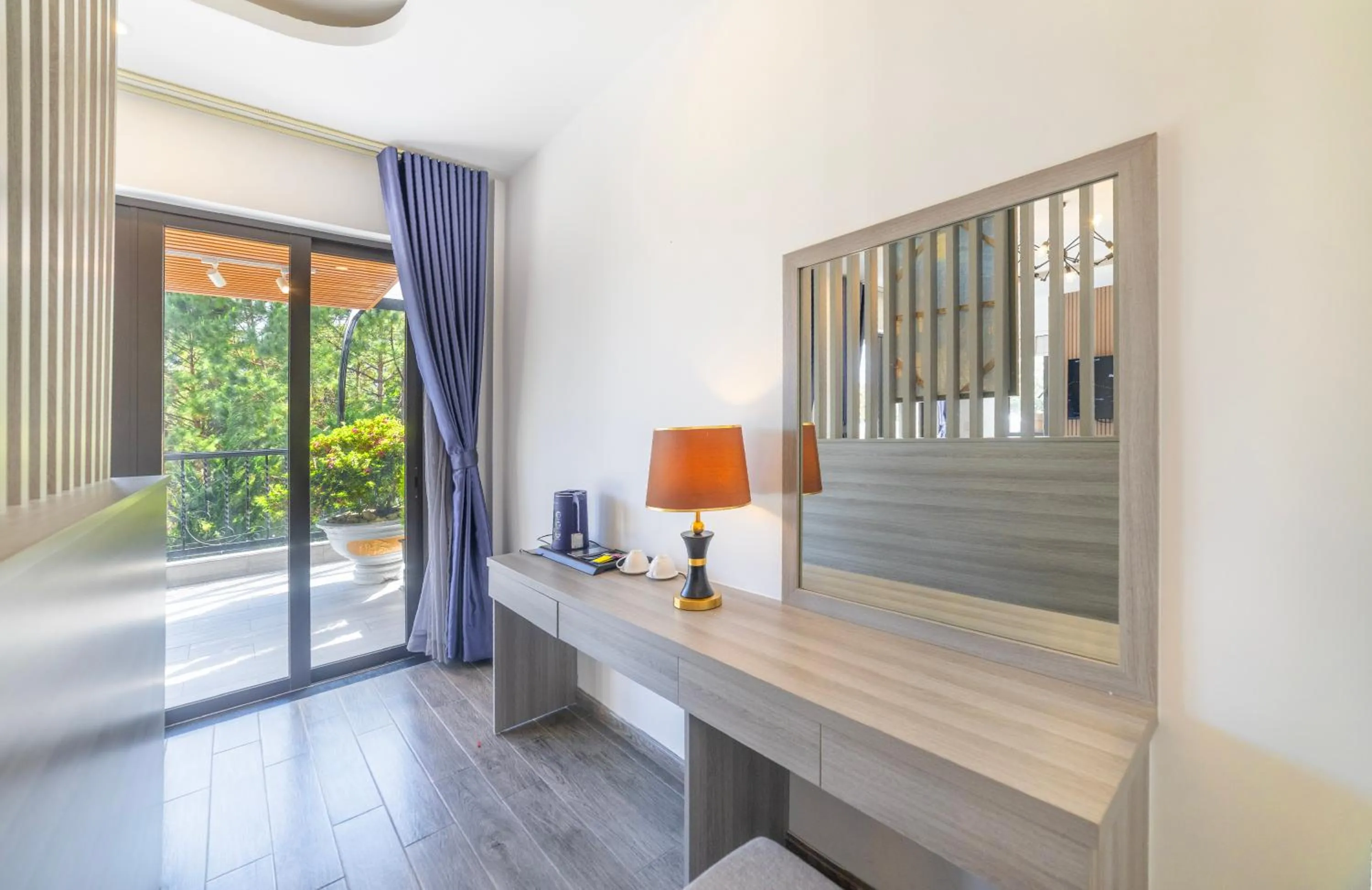 View (from property/room), Bed in TP Dalat Hotel