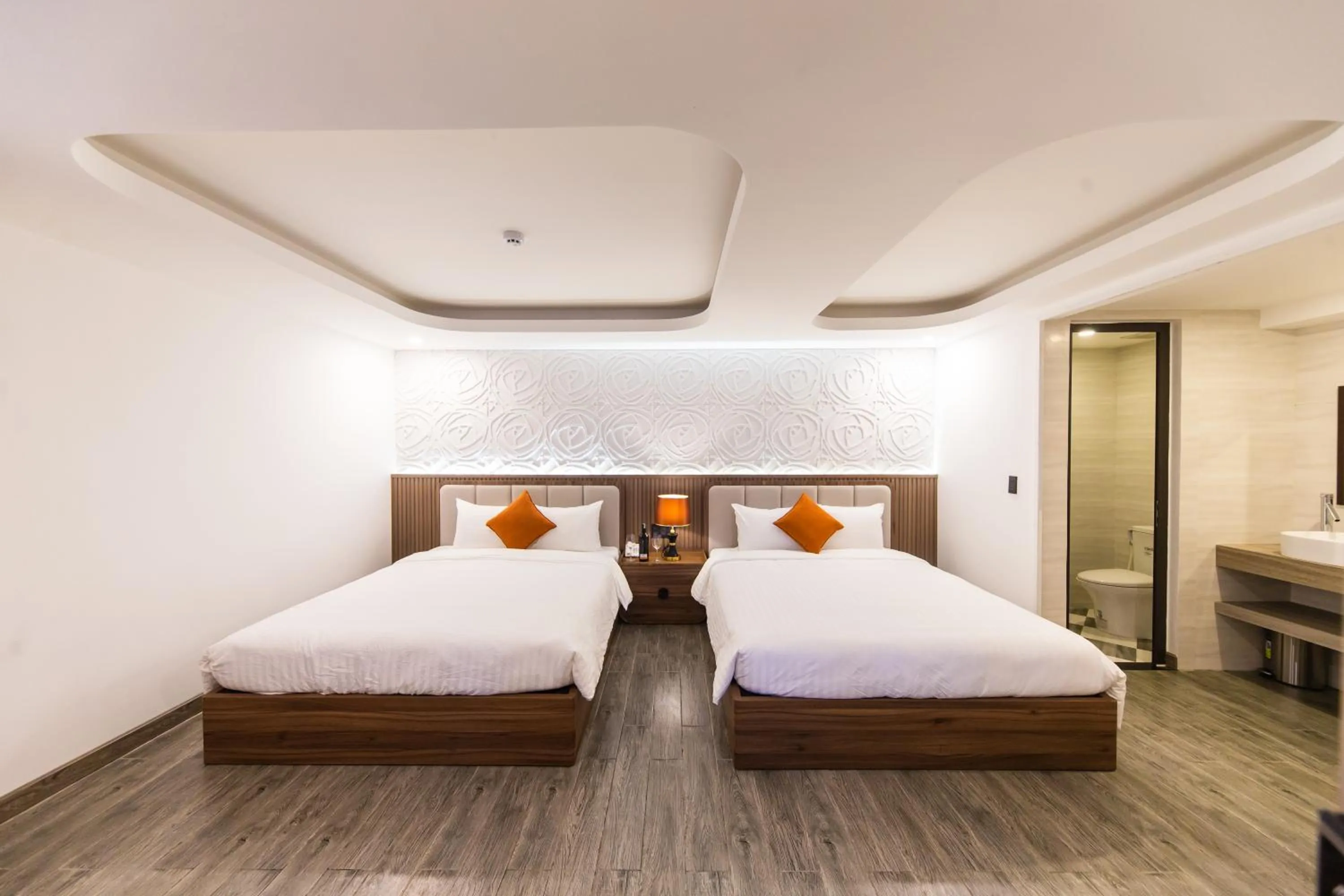 Bed in TP Dalat Hotel