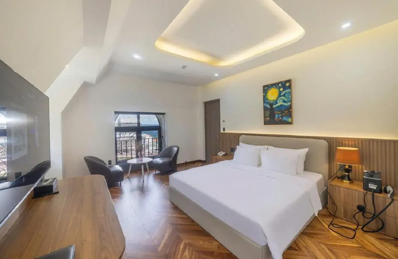 Photo of the whole room, Bed in TP Dalat Hotel Photo of the whole room, Bed in TP Dalat Hotel