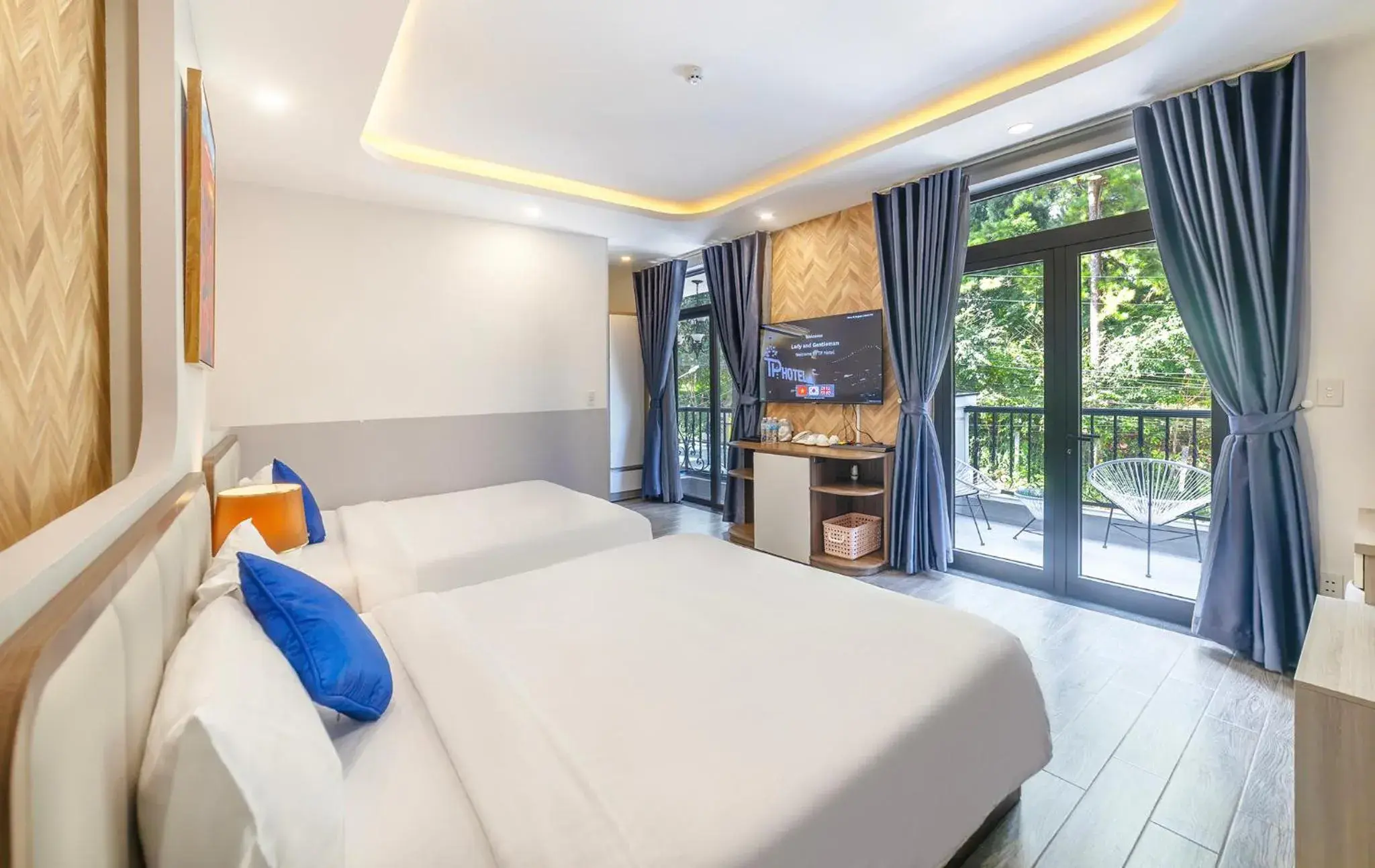 Bed in TP Dalat Hotel Bed in TP Dalat Hotel