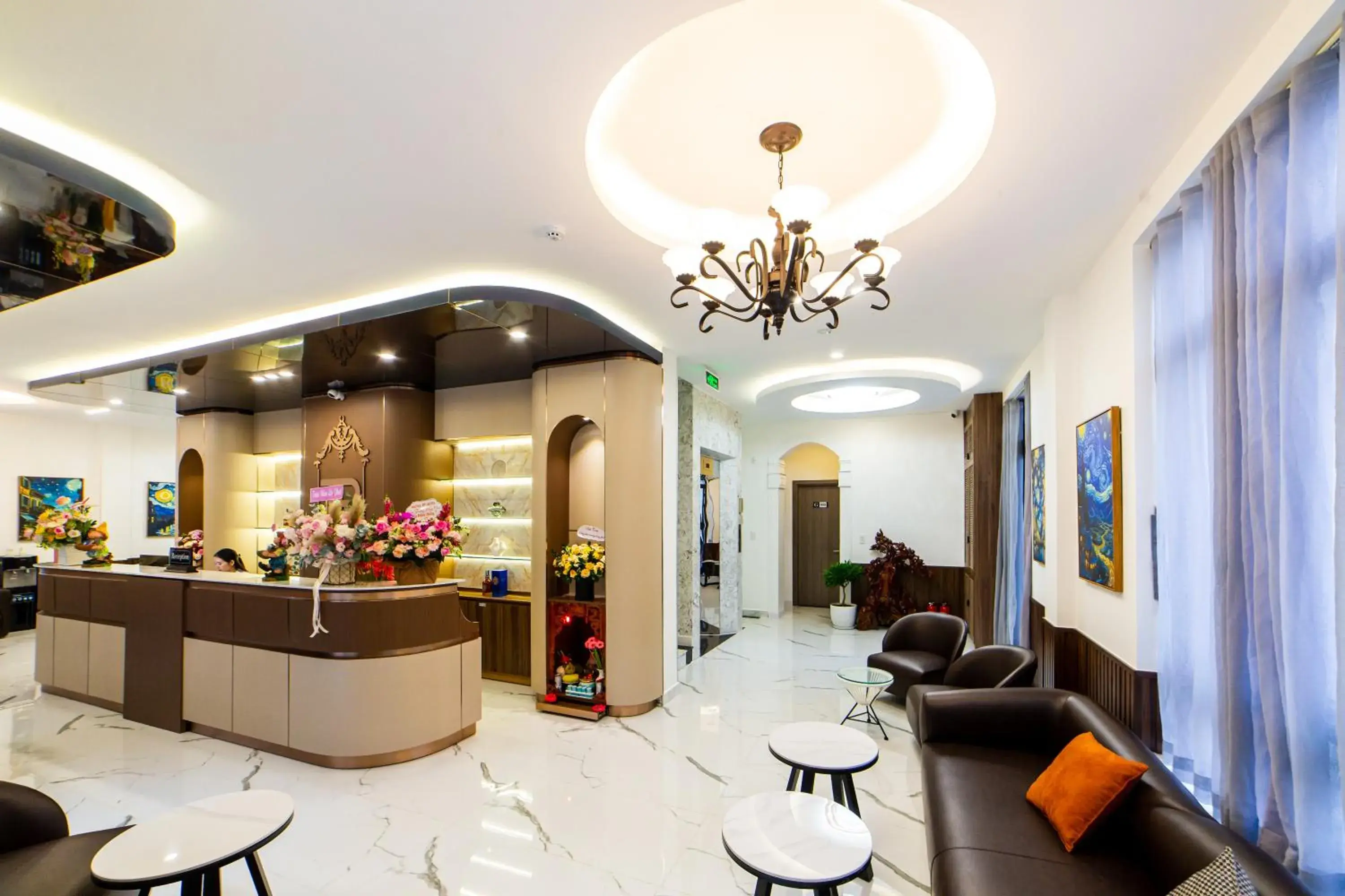 Lobby or reception in TP Dalat Hotel Lobby or reception in TP Dalat Hotel