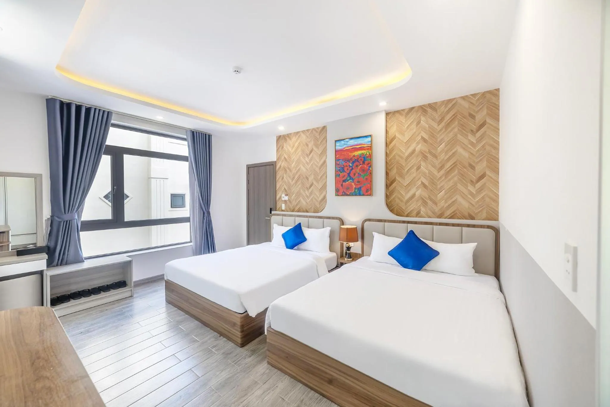 Bed in TP Dalat Hotel