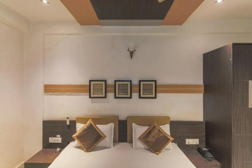 Bed in Hotel Panna Paradise