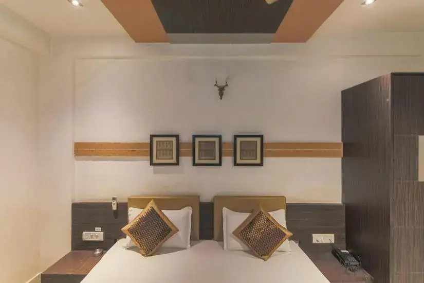 Bed in Hotel Panna Paradise Bed in Hotel Panna Paradise