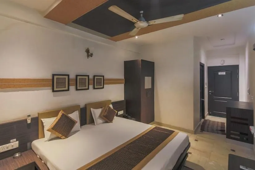 Bed in Hotel Panna Paradise