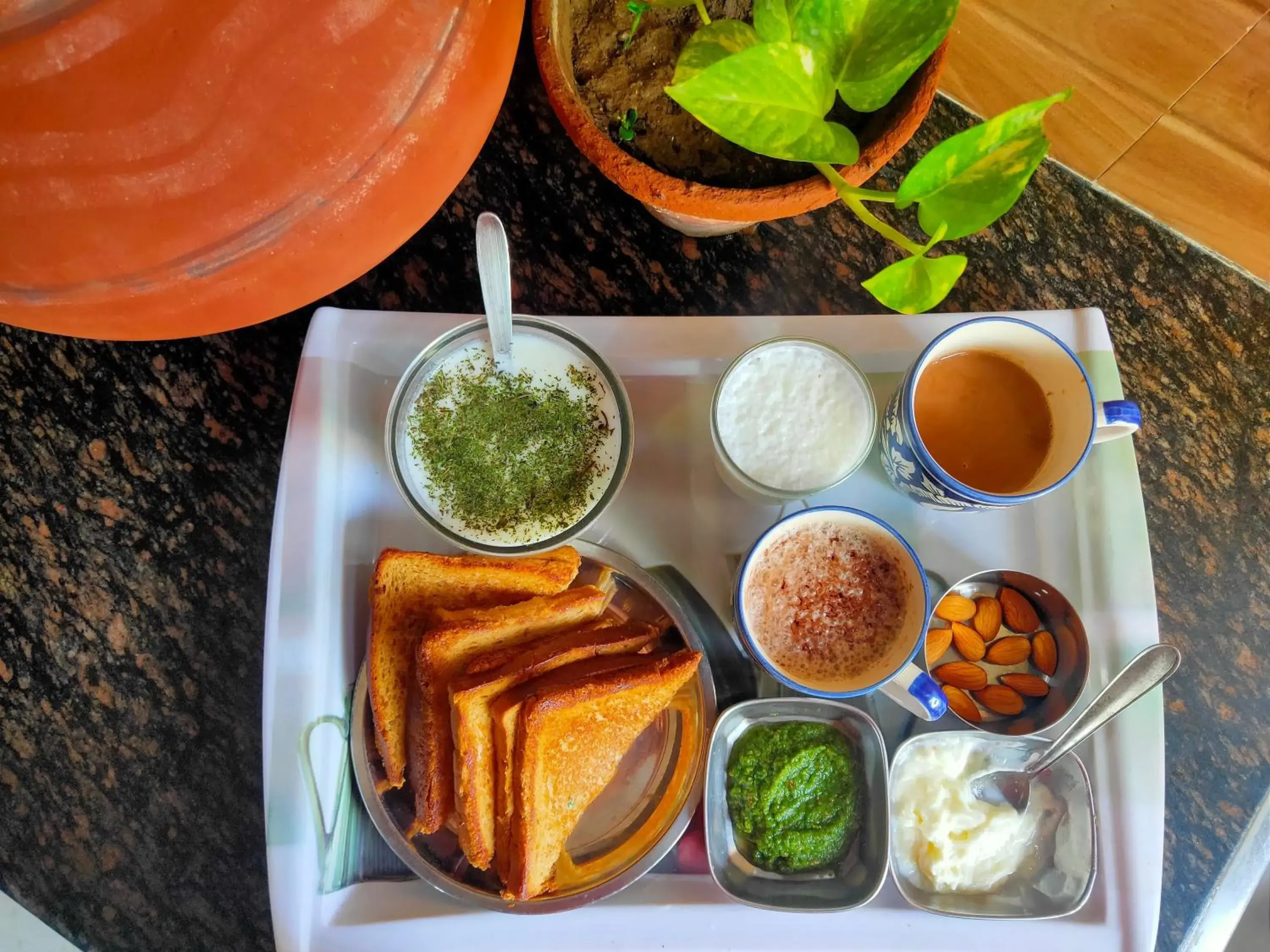 Breakfast in Hotel Panna Paradise Breakfast in Hotel Panna Paradise