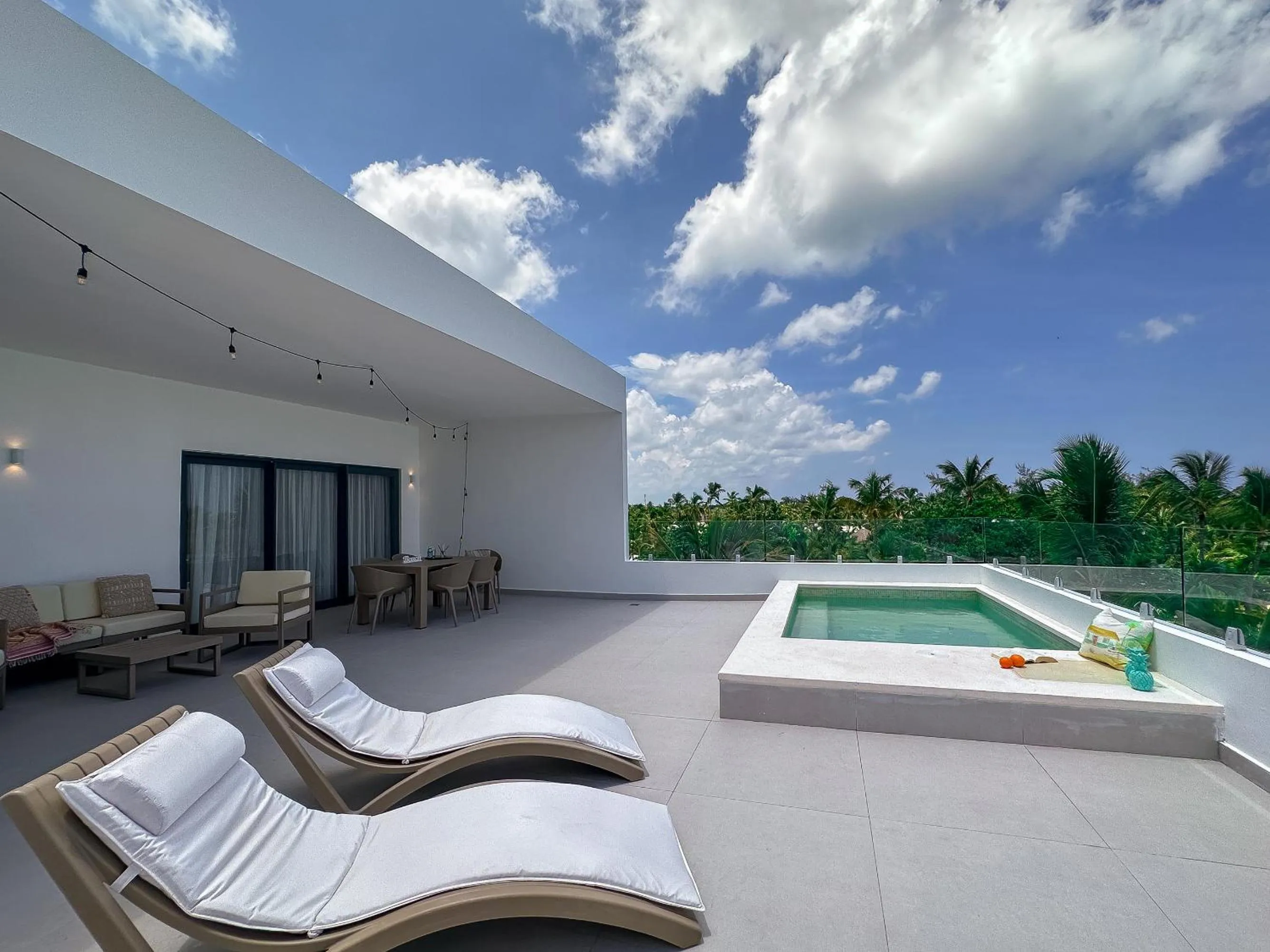 Patio in Beach Homes Punta Cana
