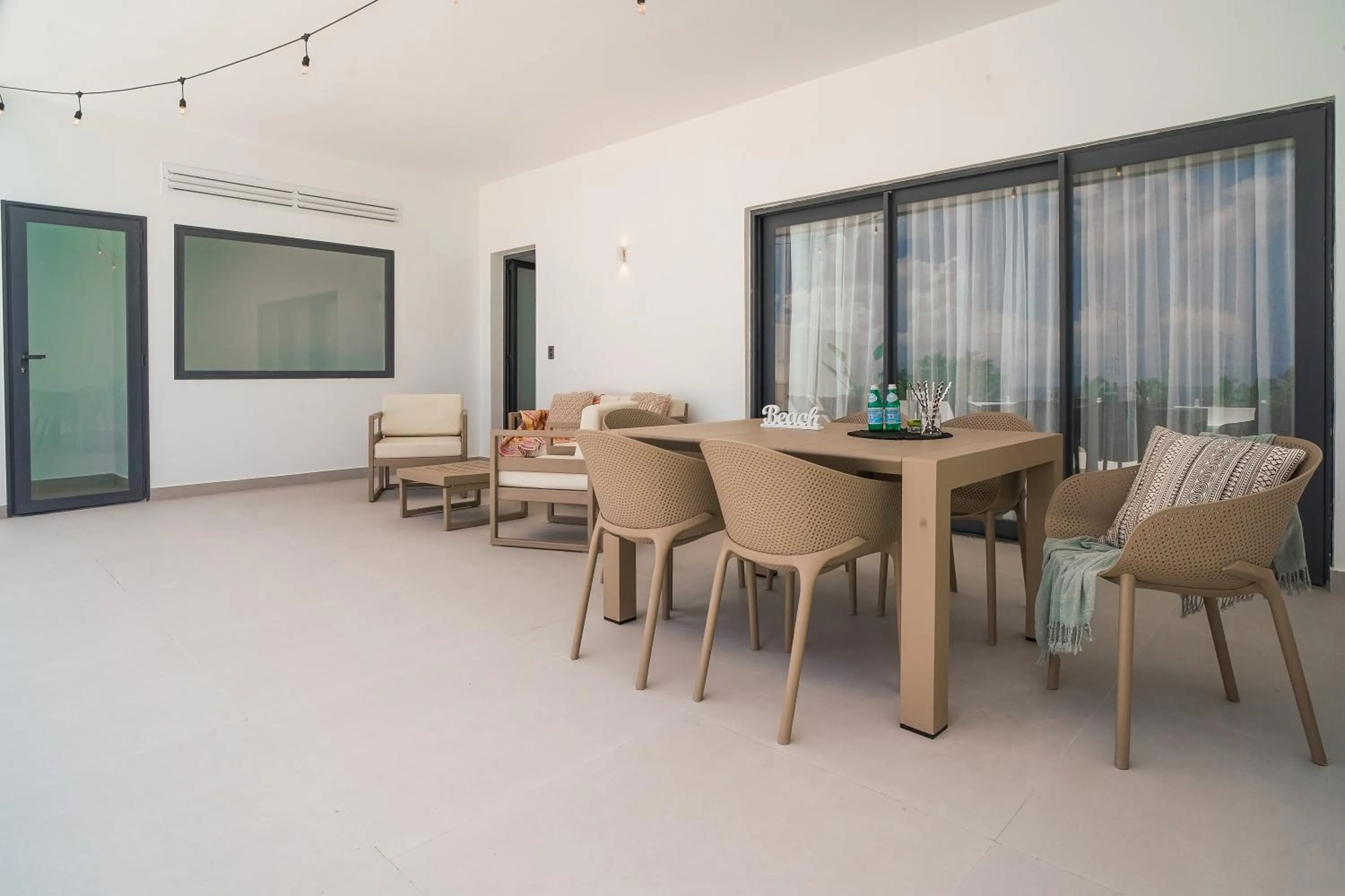 Living room in Beach Homes Punta Cana
