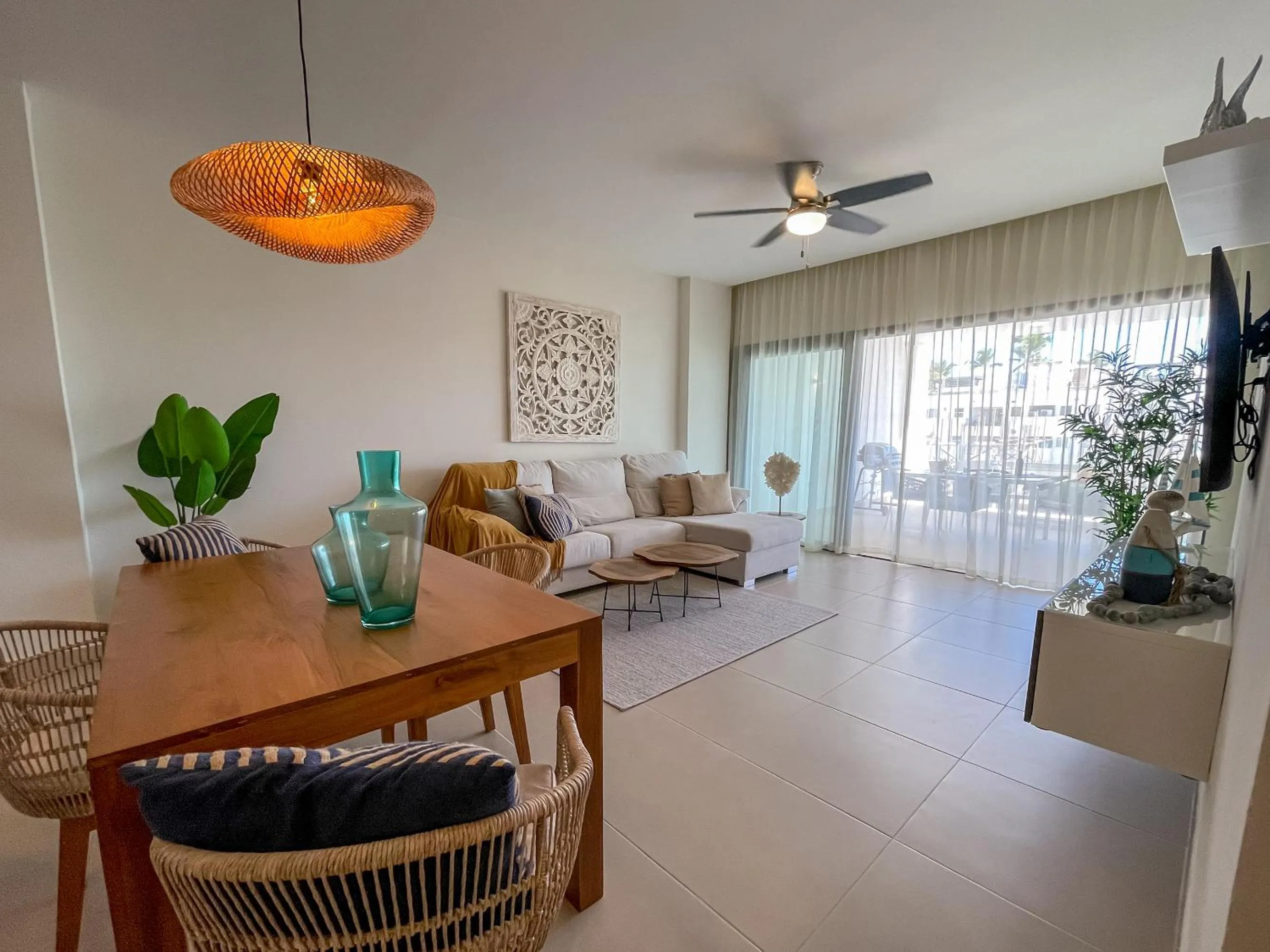Living room in Beach Homes Punta Cana