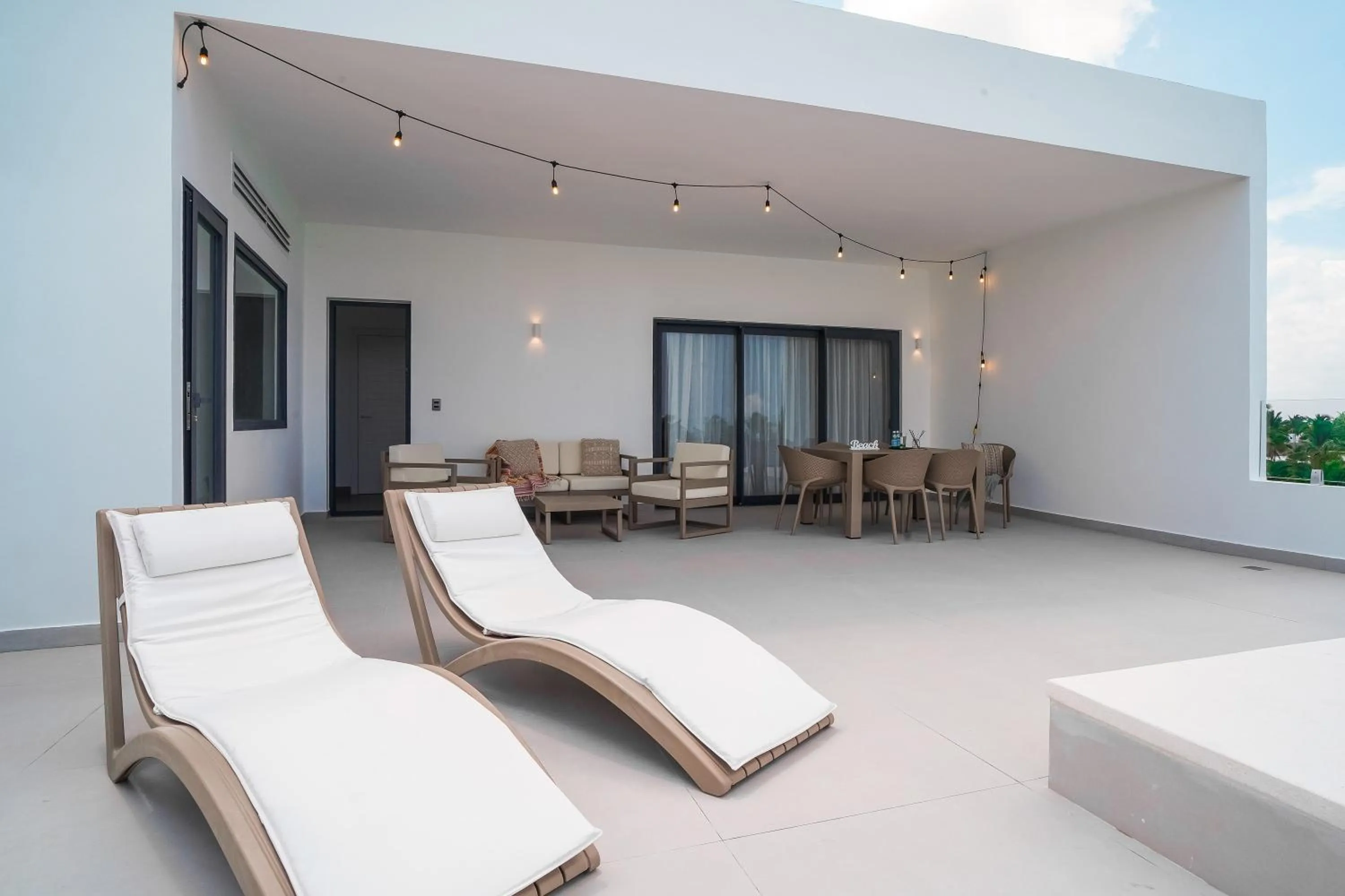 Patio in Beach Homes Punta Cana