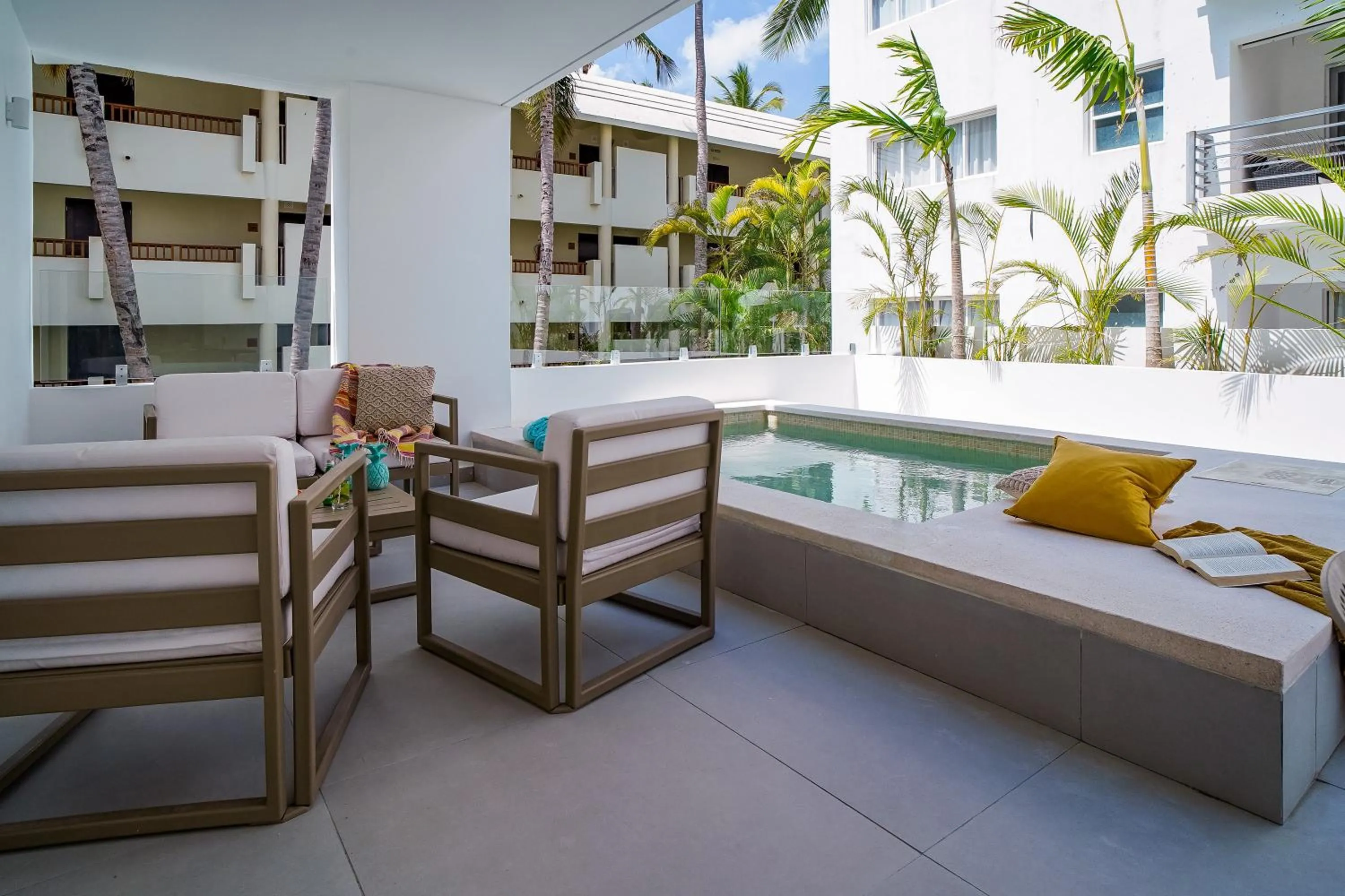 Patio in Beach Homes Punta Cana