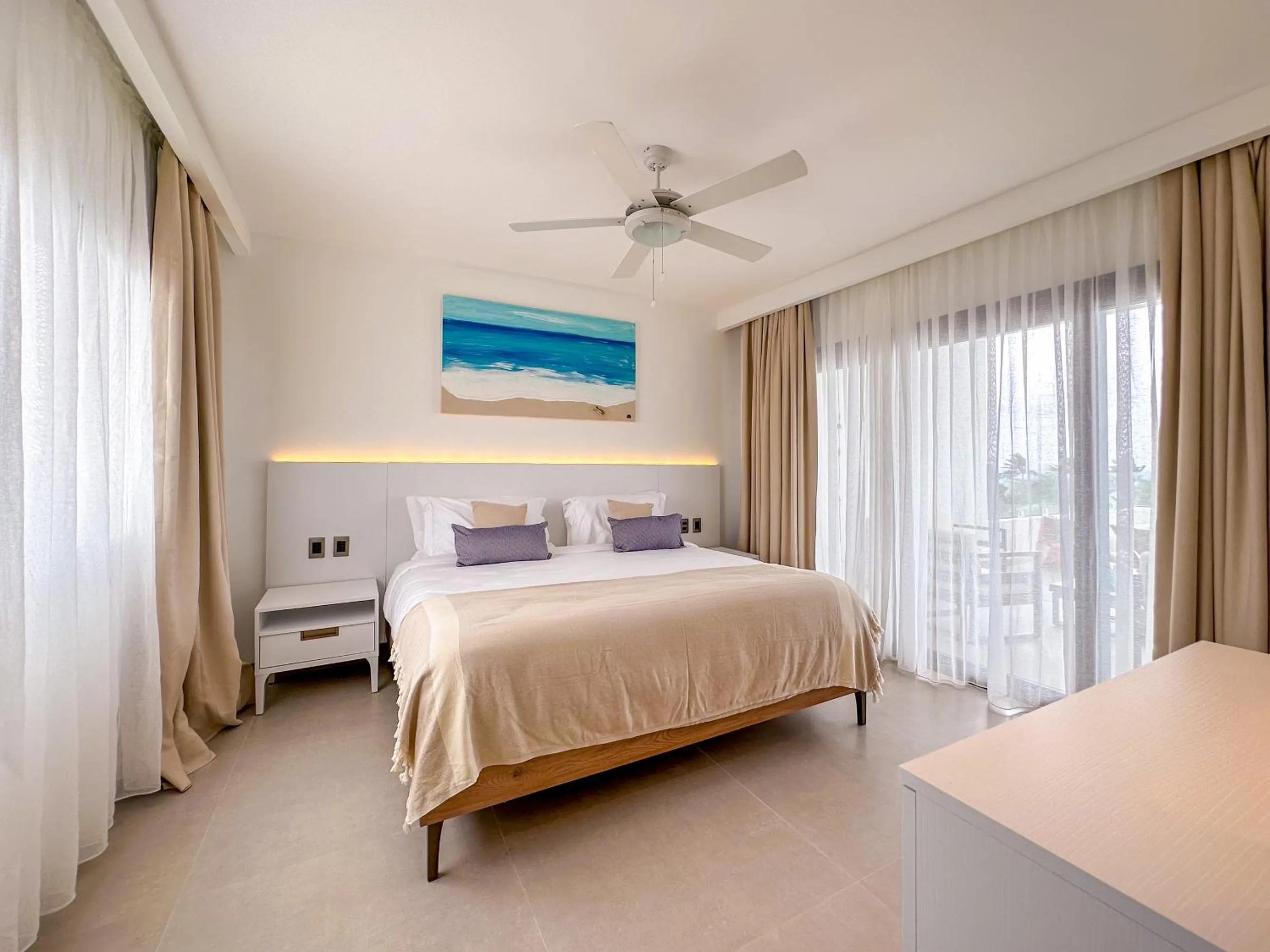 Bed in Beach Homes Punta Cana