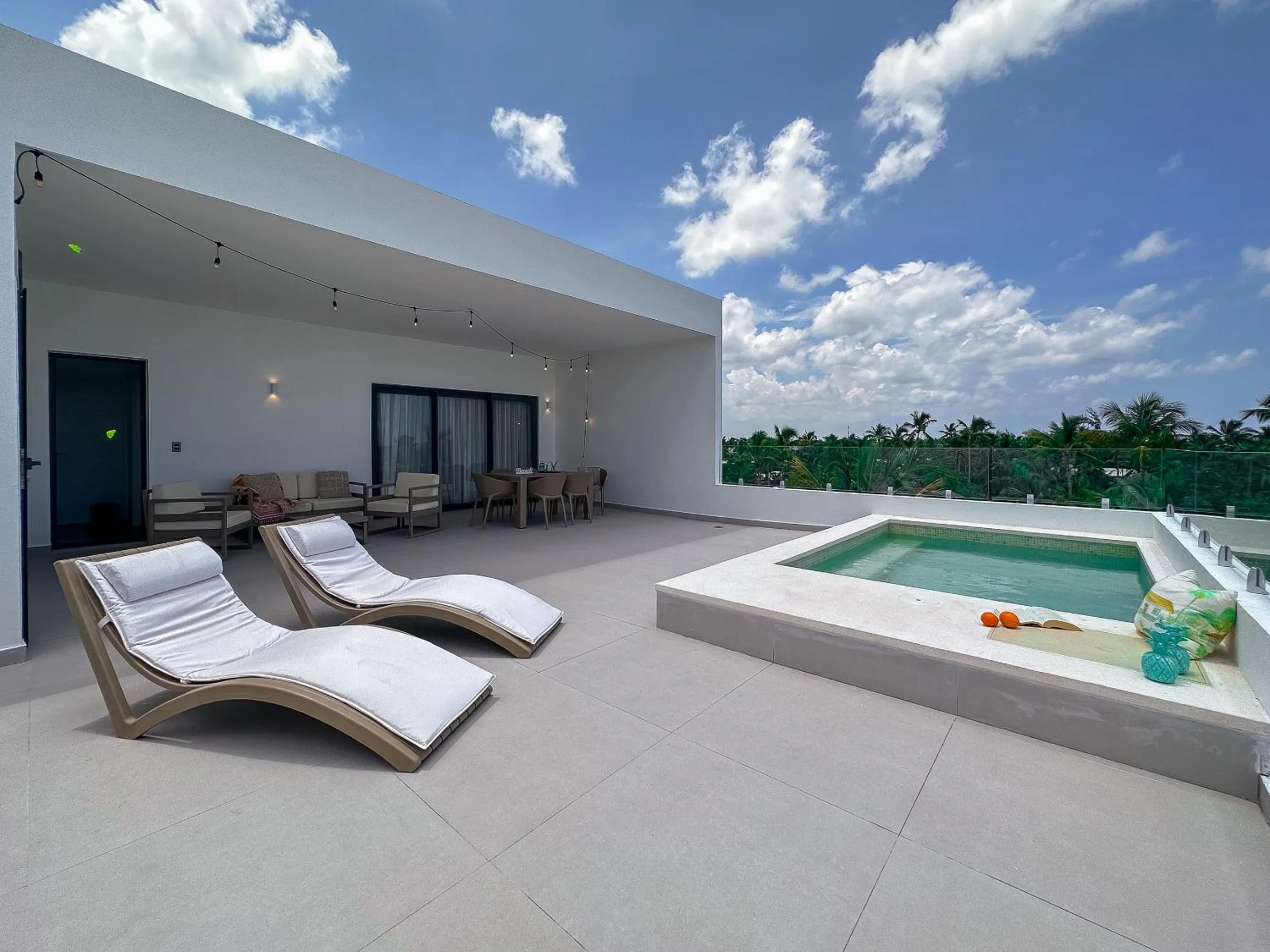 Patio in Beach Homes Punta Cana