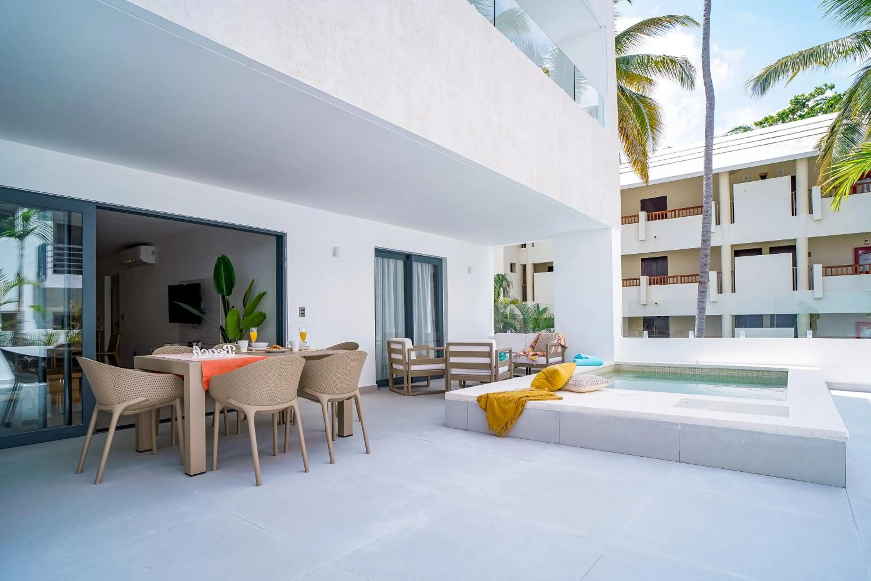 Patio in Beach Homes Punta Cana