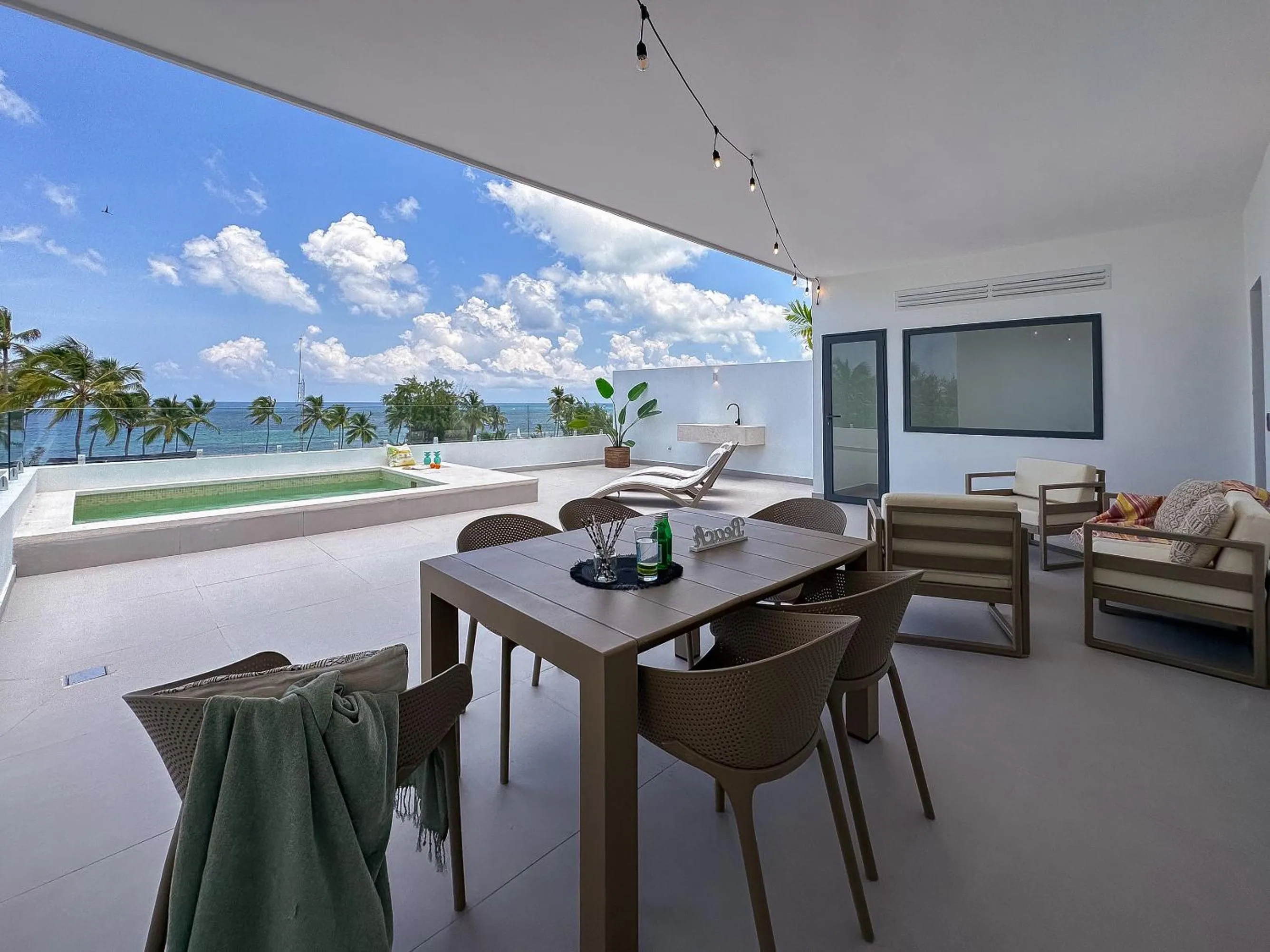 Patio in Beach Homes Punta Cana