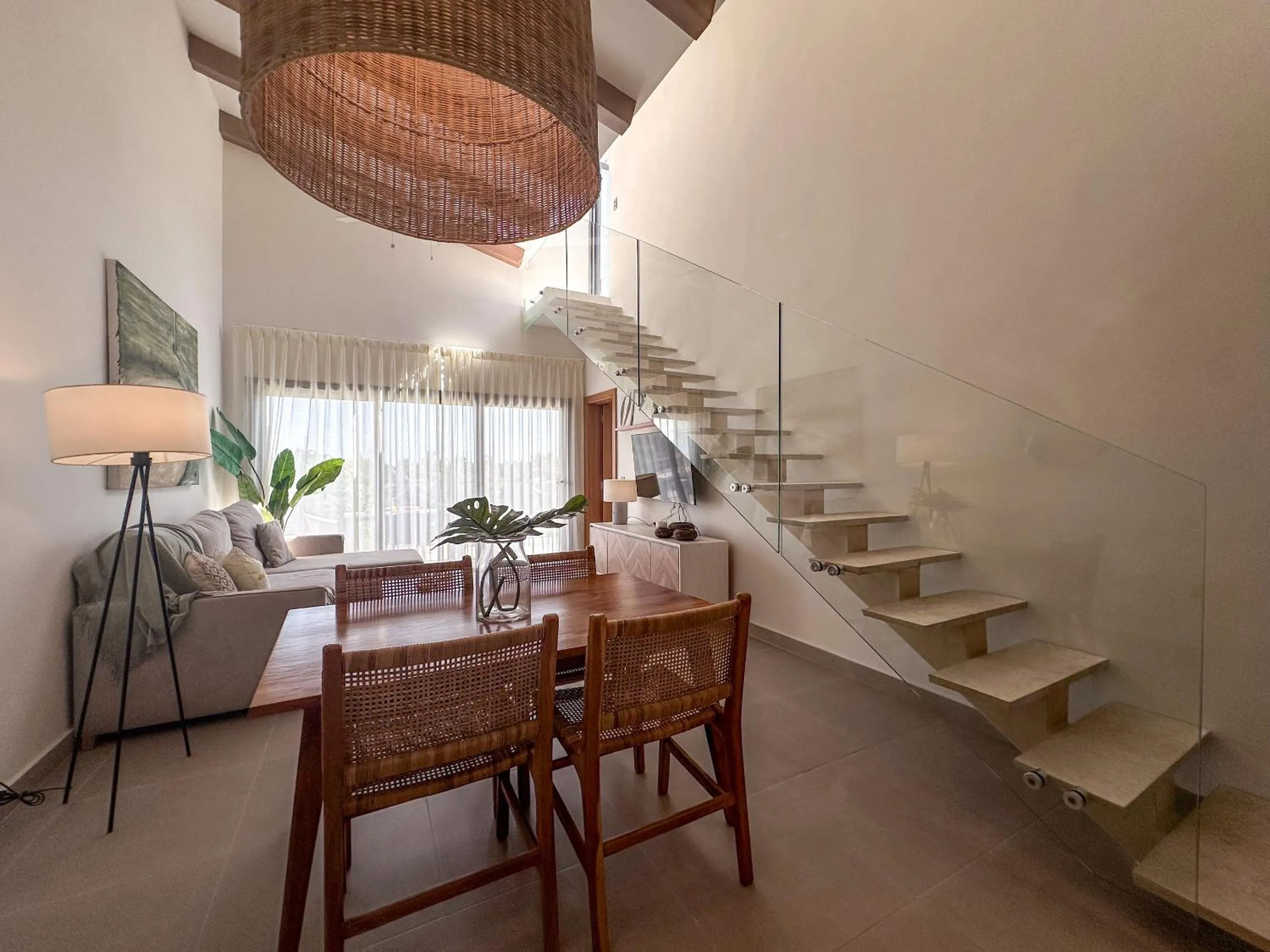 Living room in Beach Homes Punta Cana