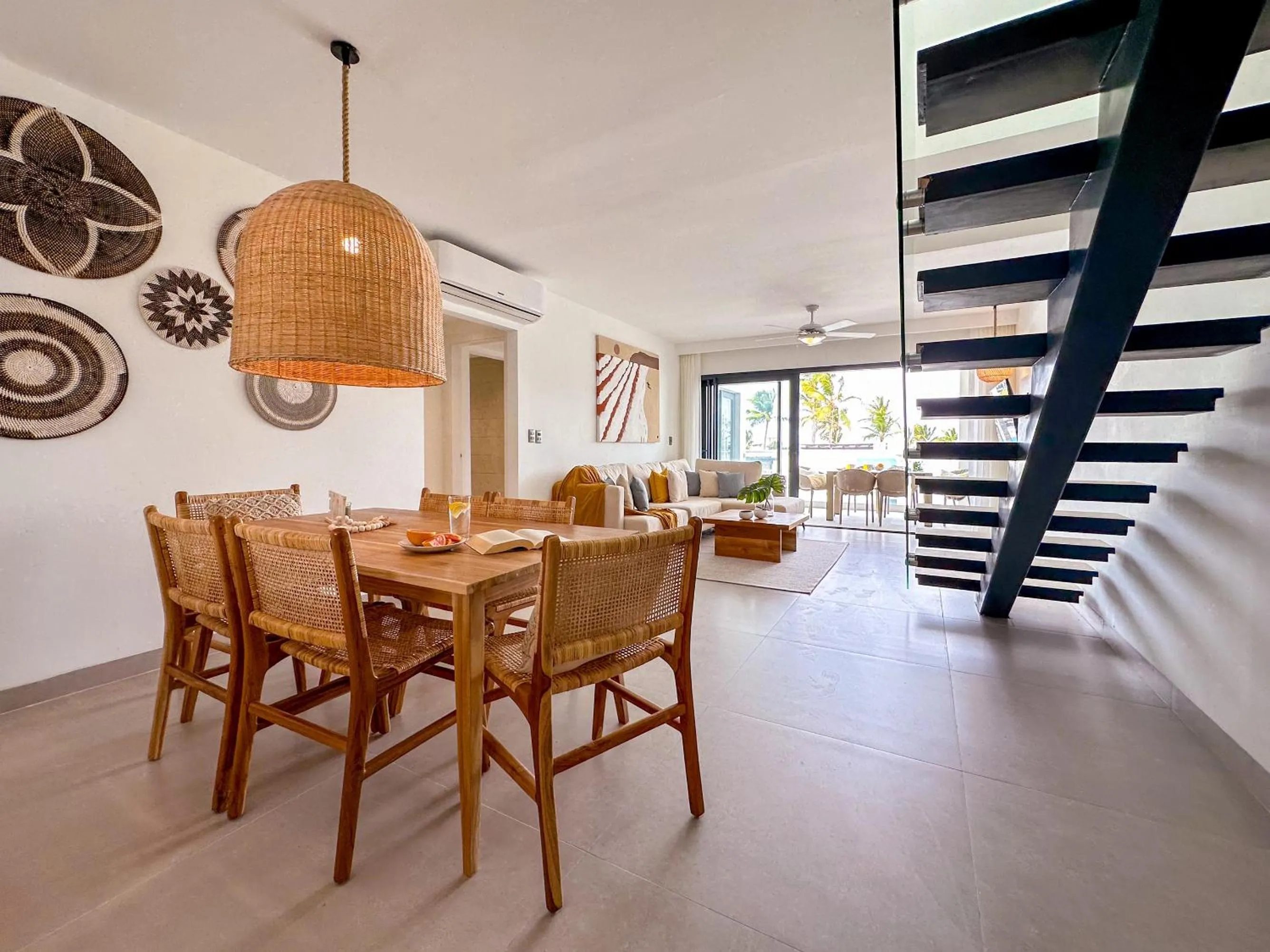 Living room in Beach Homes Punta Cana