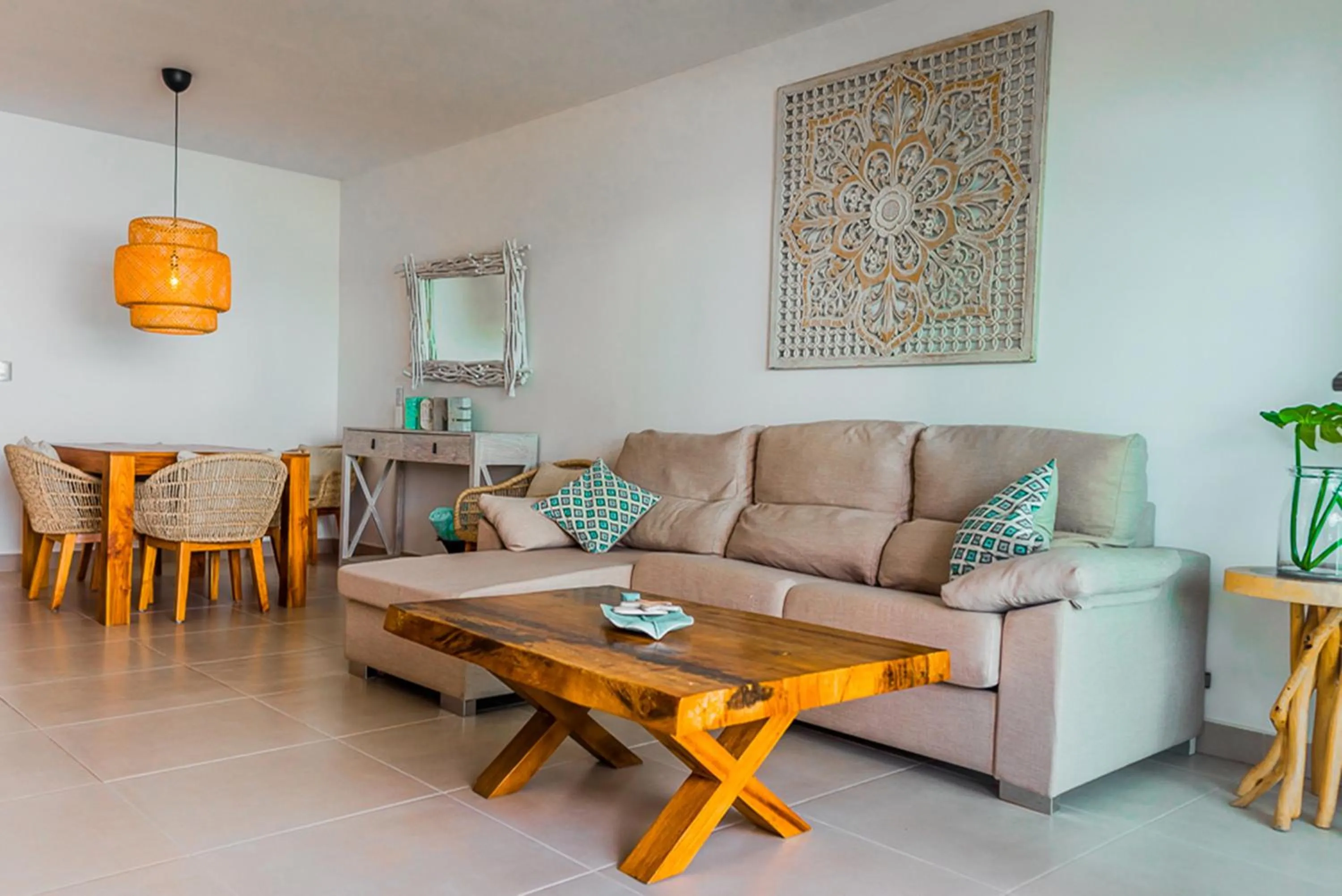 Living room in Beach Homes Punta Cana