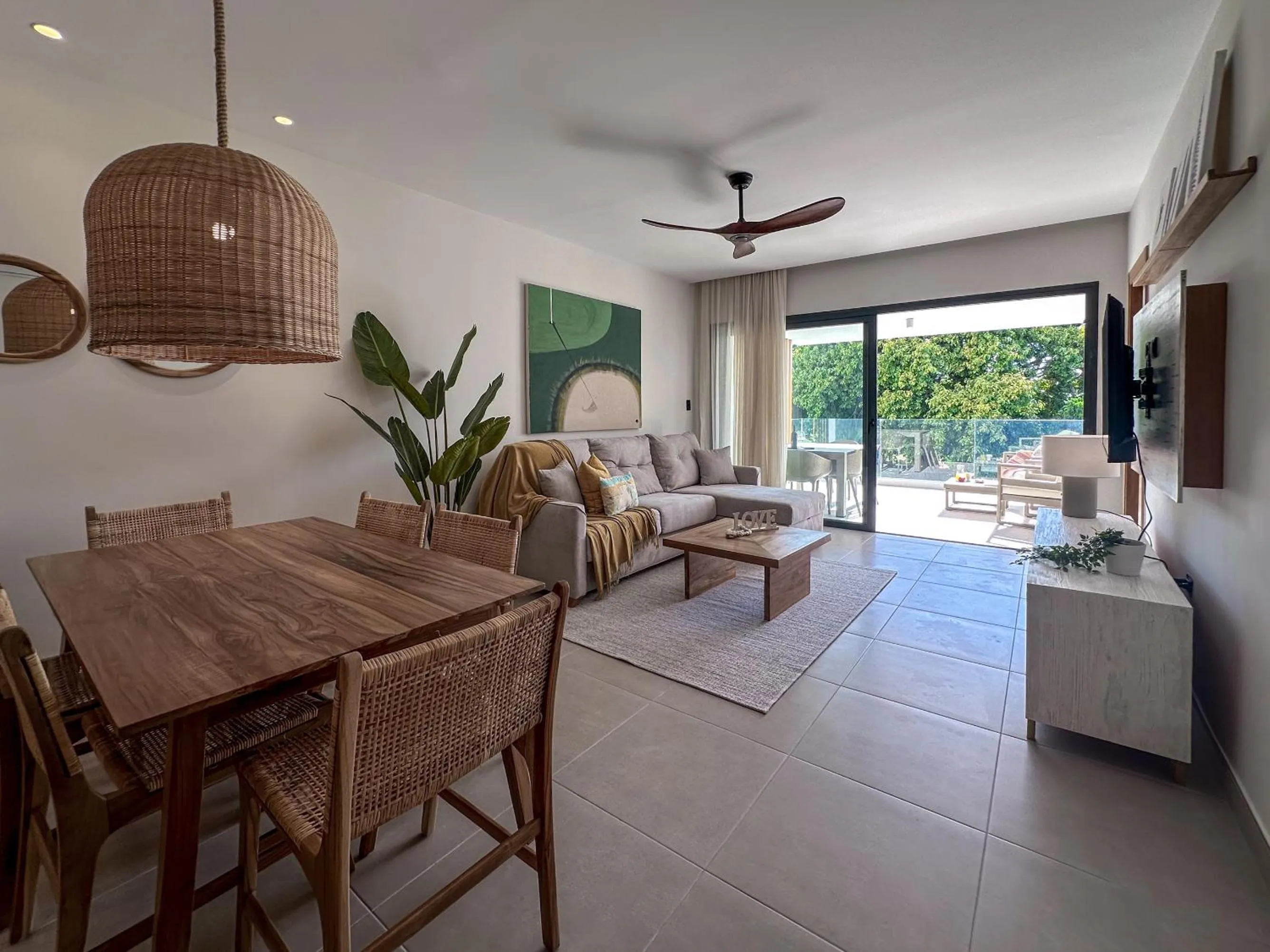 Patio in Beach Homes Punta Cana